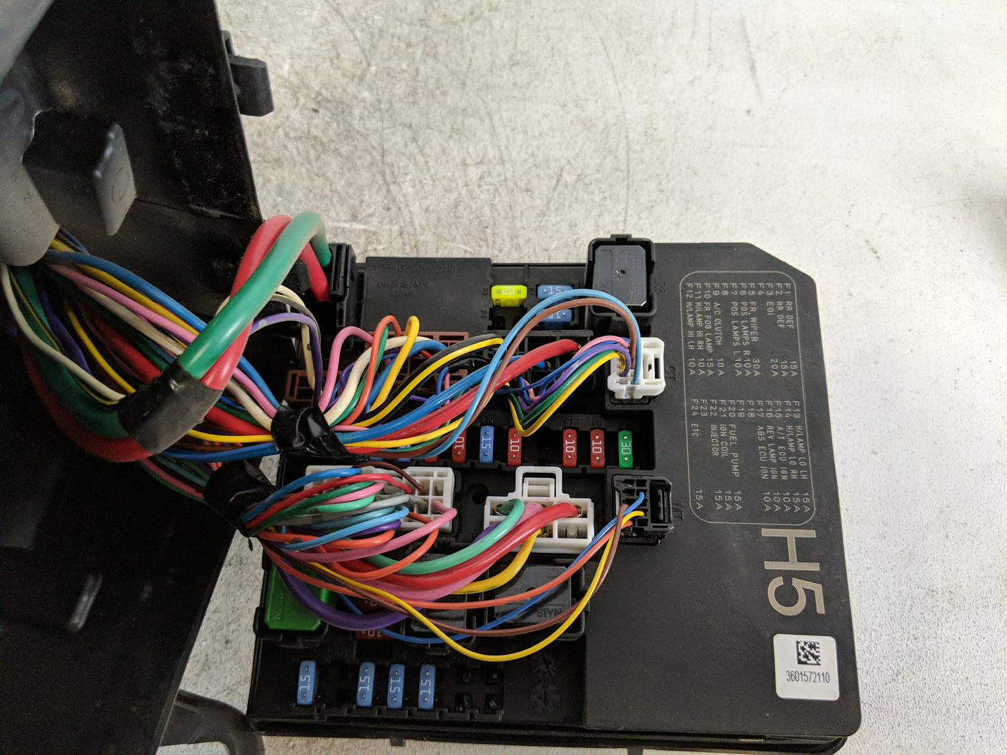 2019 Nissan Sentra Fusebox Fuse Box Panel Relay Module P/N:284B7 3RA3E Fits OEM Used Auto Parts - Oemusedautoparts1.com