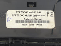 2017-2019 Nissan Sentra Climate Control Module Temperature AC/Heater Replacement P/N:275004AF2B Fits Fits 2017 2018 2019 OEM