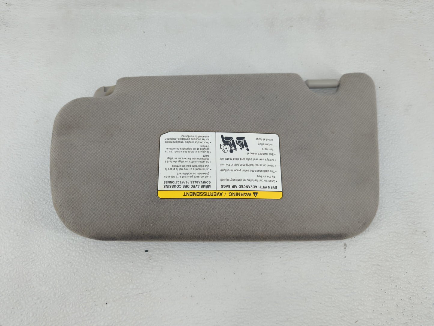 2013-2019 Nissan Sentra Sun Visor Shade Replacement Passenger Right Mirror Fits Fits 2012 2013 2014 2015 2016 2017 2018 2019