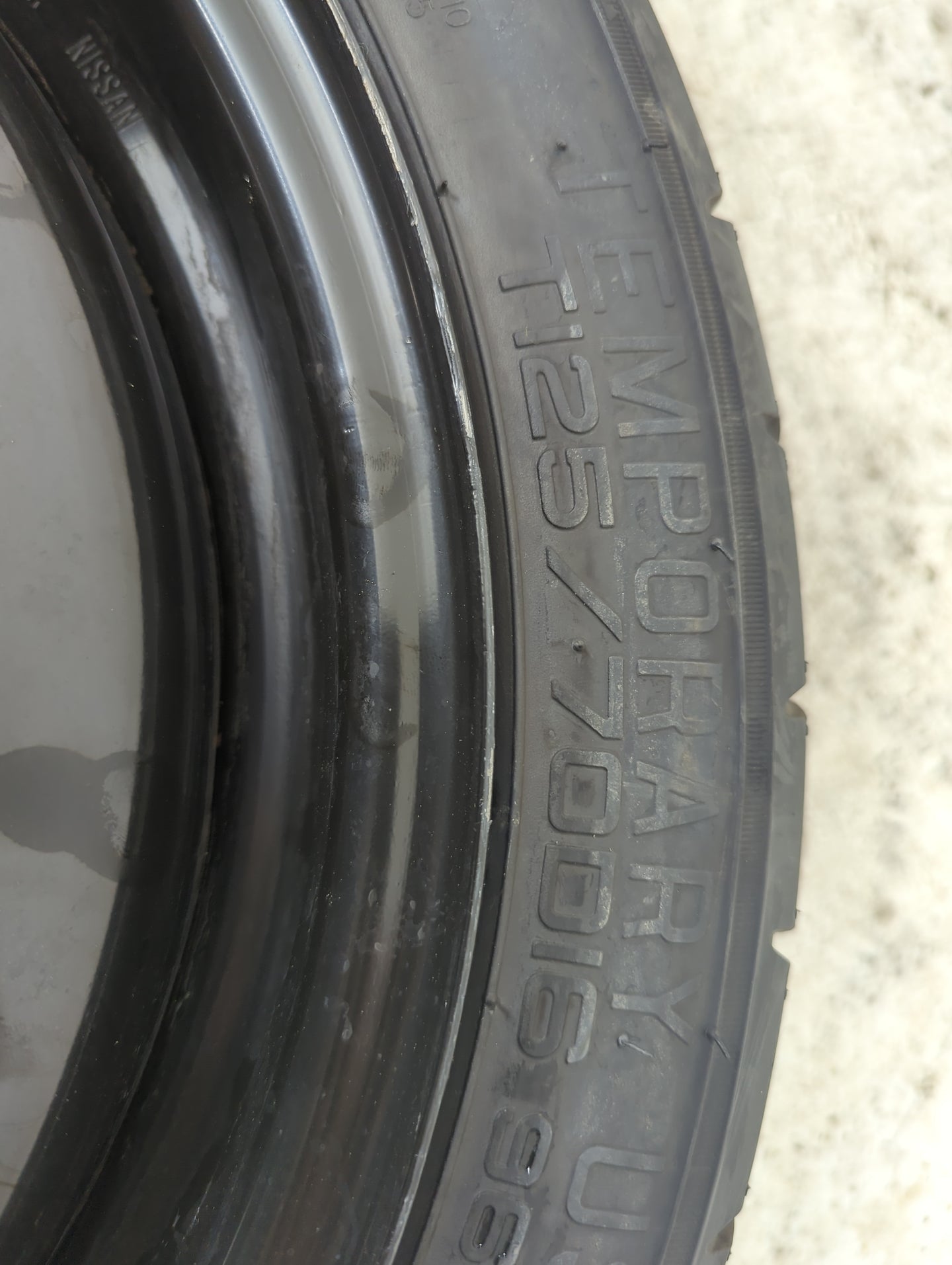 2016-2019 Nissan Sentra Spare Donut Tire Wheel Rim Oem - Oemusedautoparts1.com