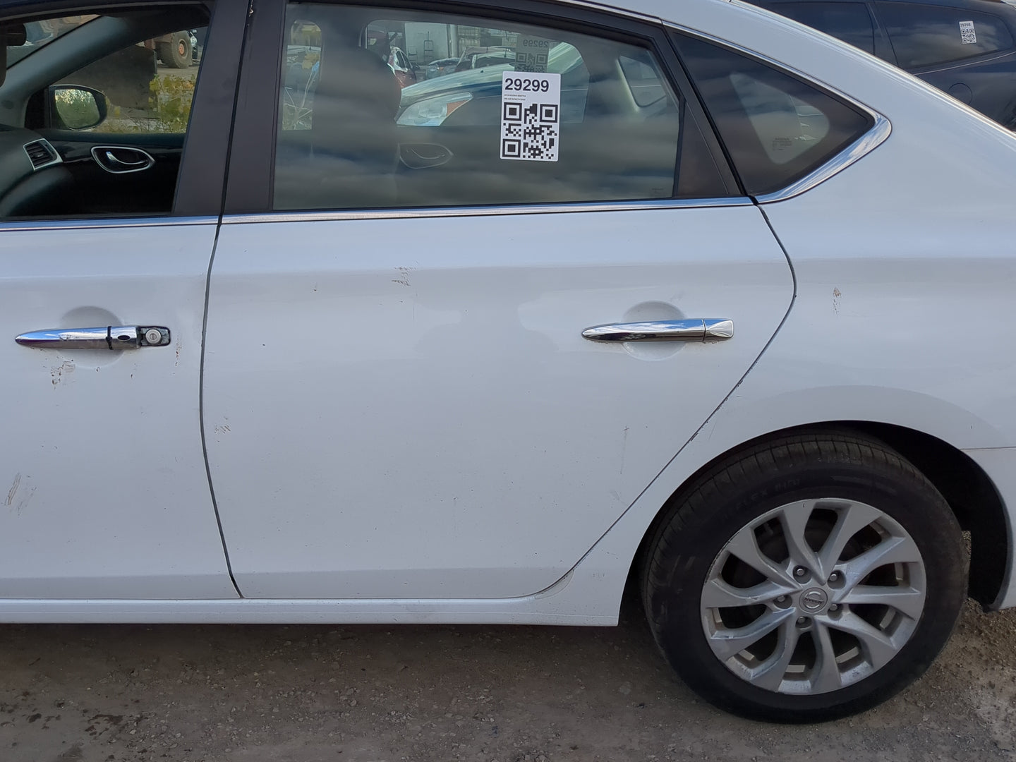 2013-2019 Nissan Sentra Driver Rear Door Oem - Oemusedautoparts1.com