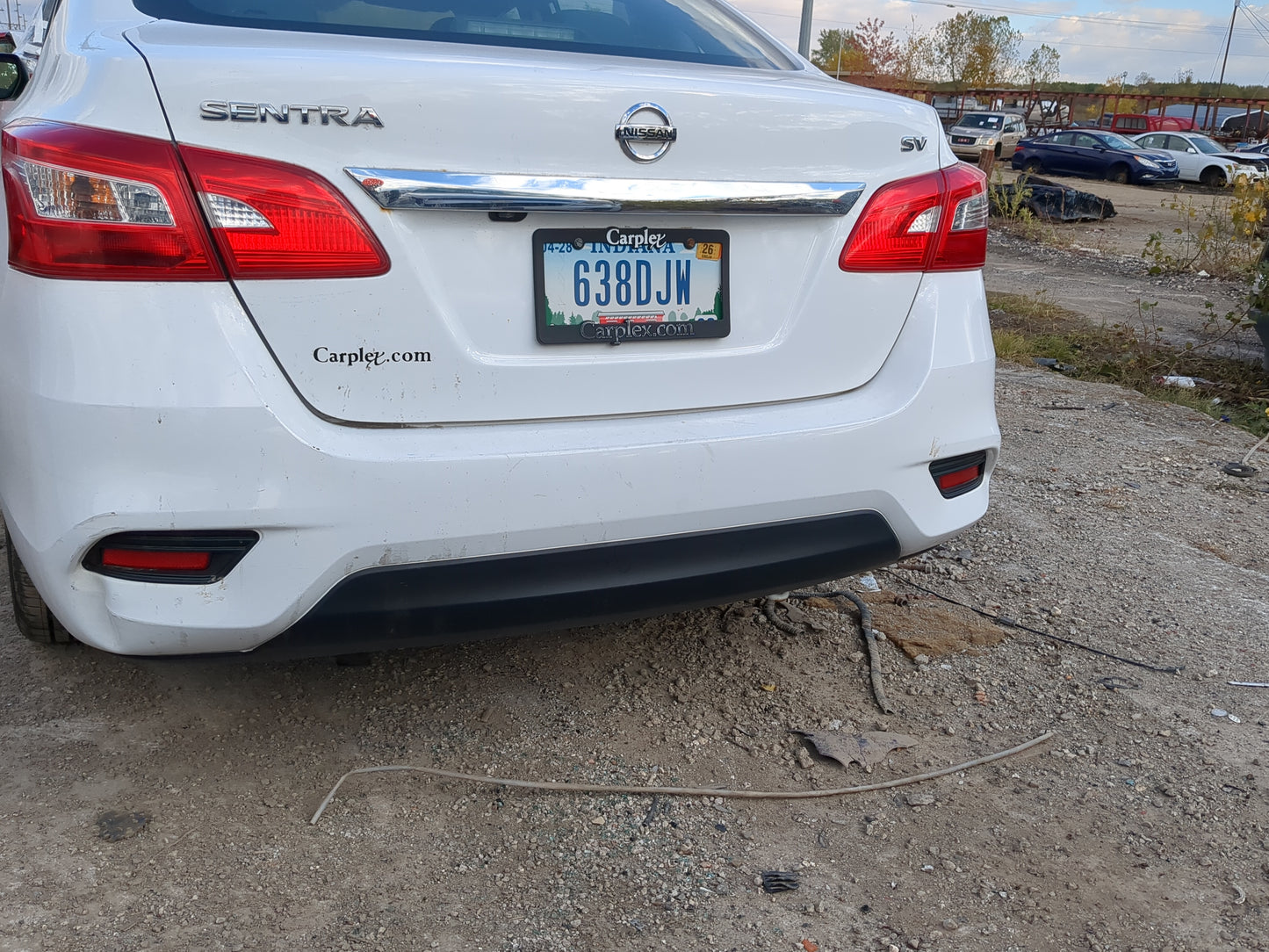 2016-2019 Nissan Sentra Rear Bumper Assembly Oem - Oemusedautoparts1.com
