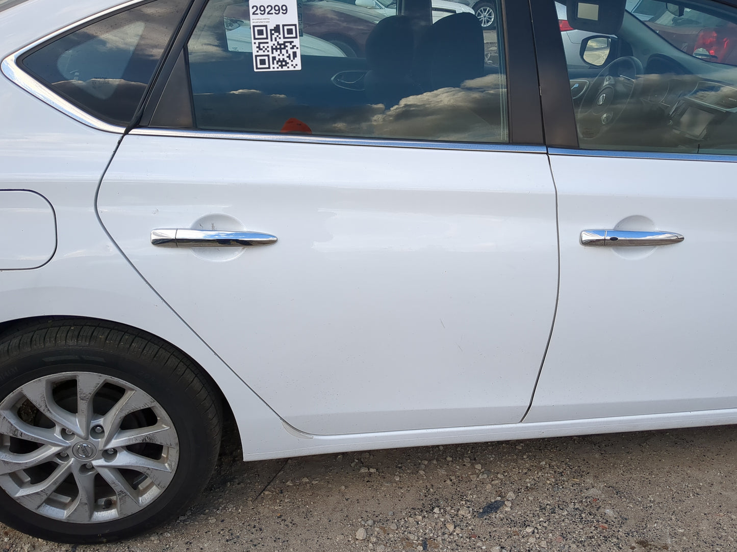 2013-2019 Nissan Sentra Passenger Rear Door Oem 1215317 - Oemusedautoparts1.com