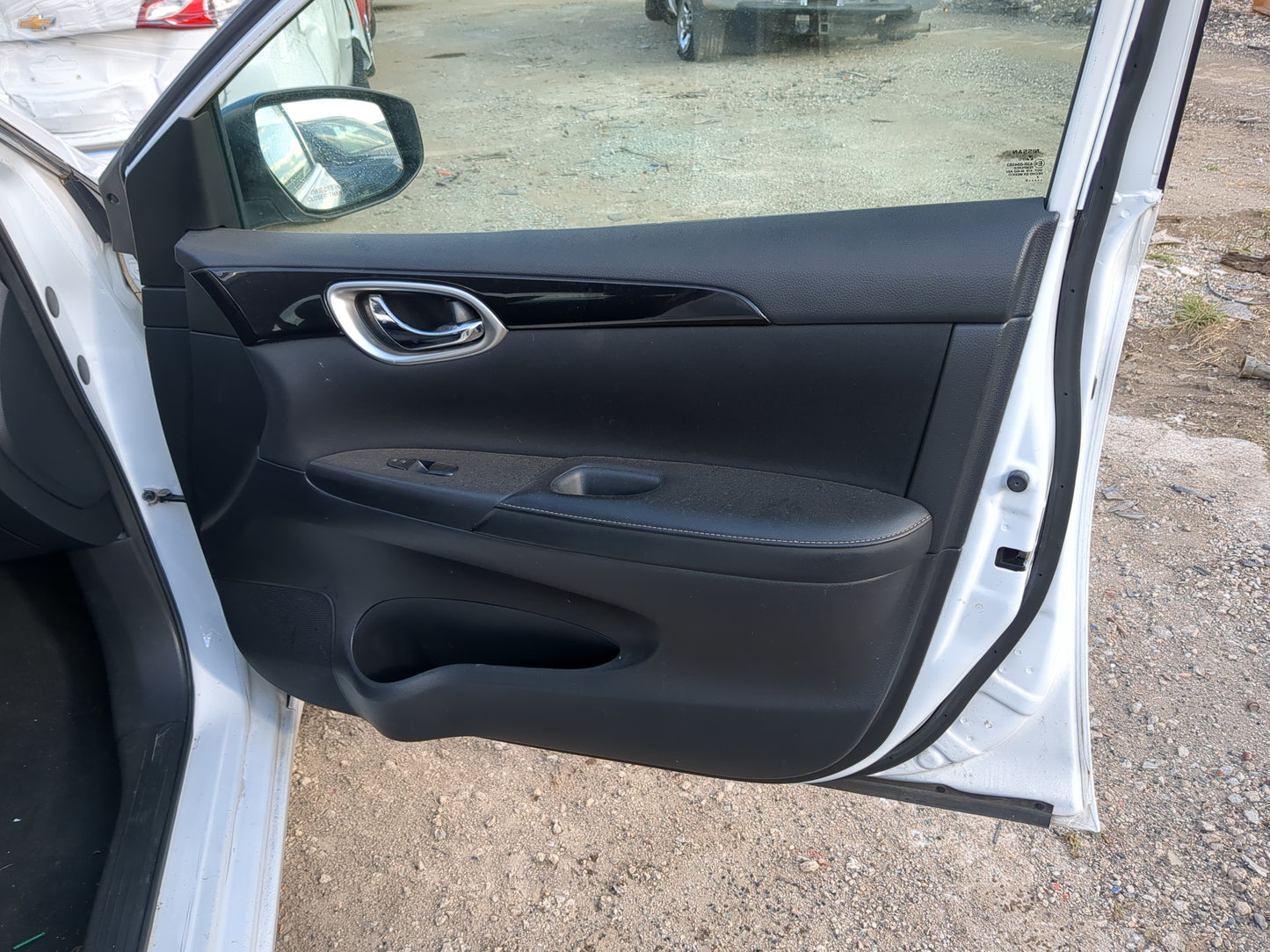 2019 Nissan Sentra Front Right Passenger Interior Door Panel Trim - Oemusedautoparts1.com