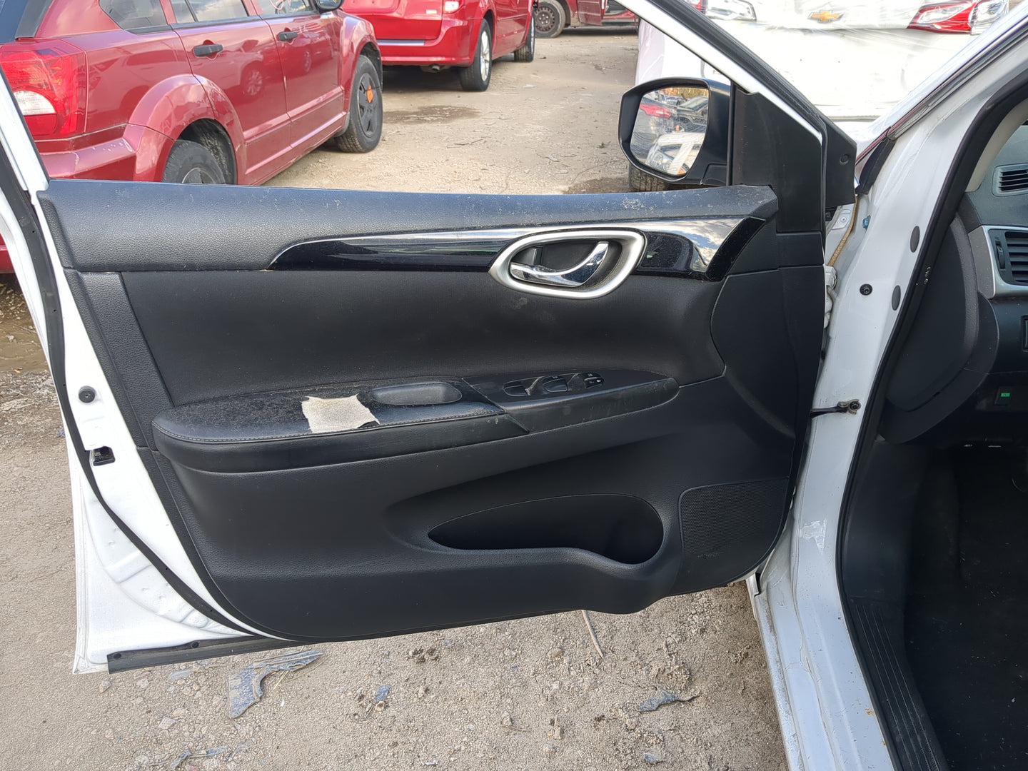 2019 Nissan Sentra Front Left Driver Interior Door Panel Trim - Oemusedautoparts1.com