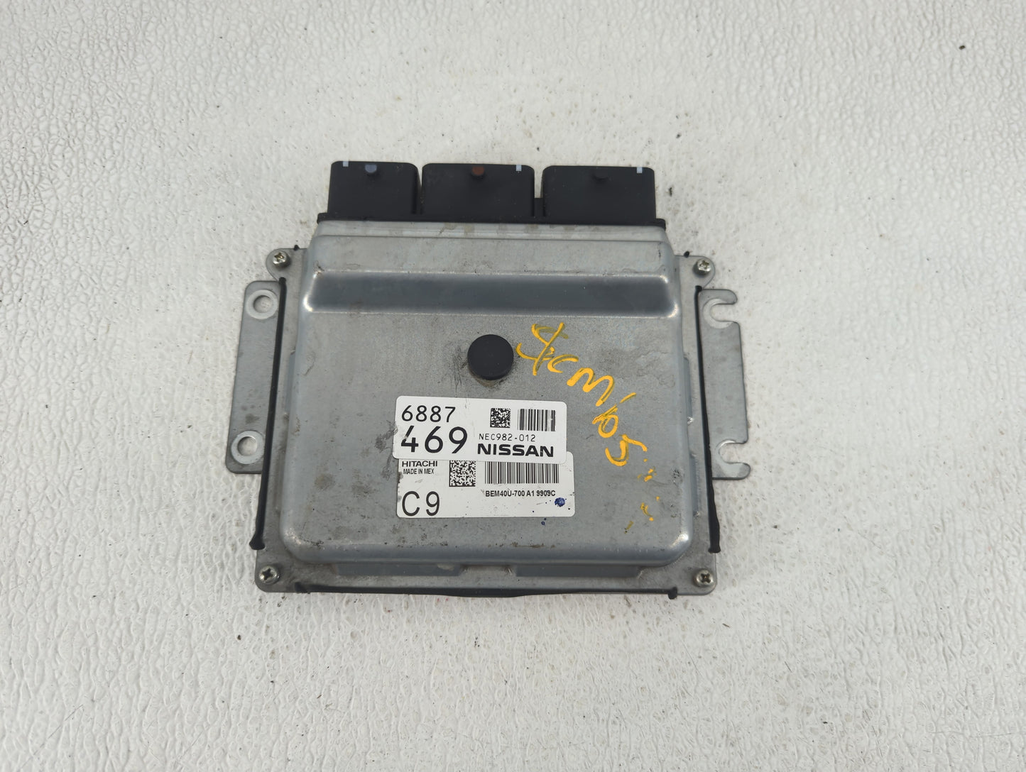 2018-2019 Nissan Sentra PCM Engine Control Computer ECU ECM PCU OEM P/N:NEC982-012 Fits Fits 2018 2019 OEM Used Auto Parts -