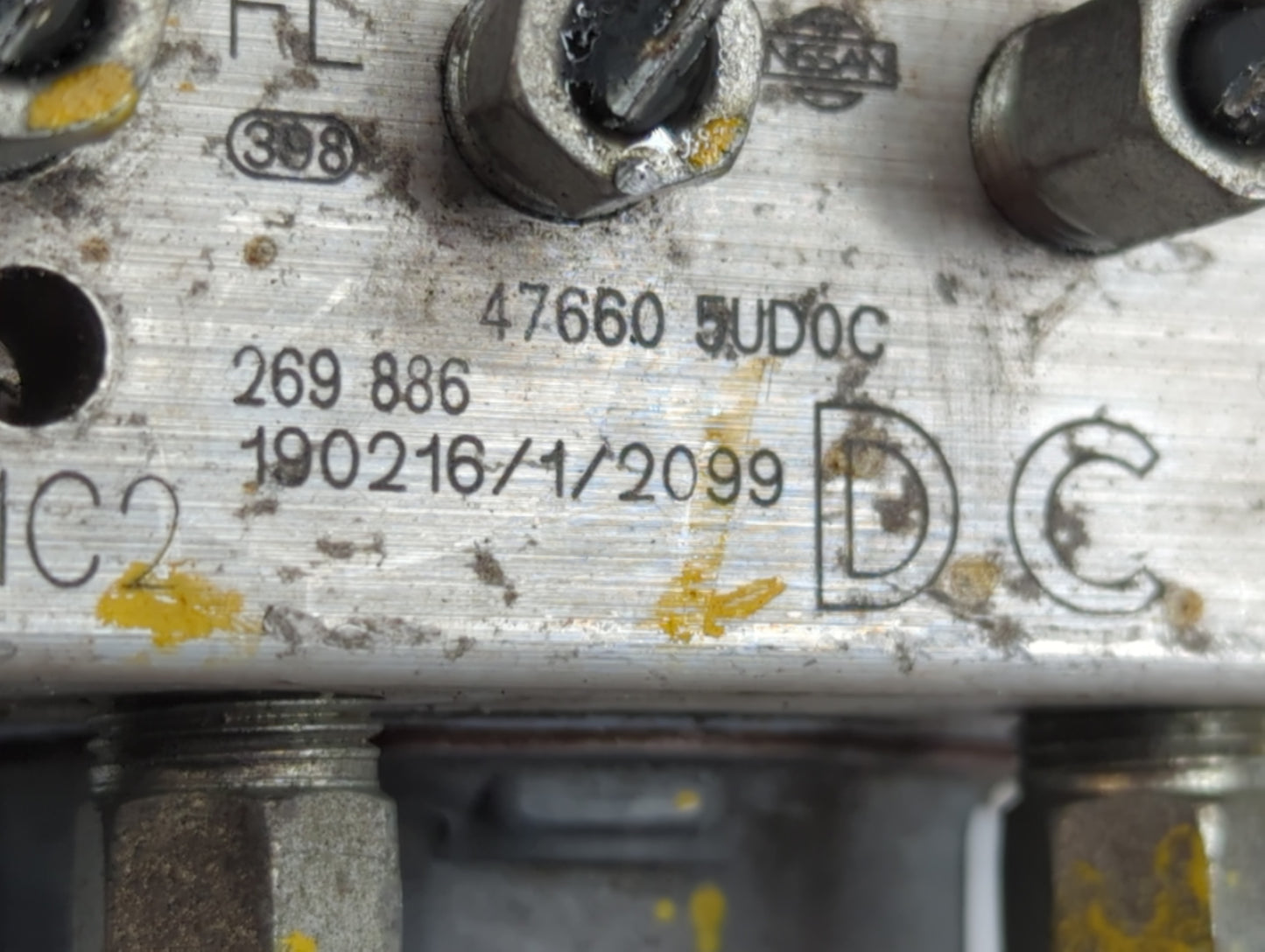 2019 Nissan Sentra ABS Pump Control Module Replacement P/N:47660 5UD0C Fits OEM Used Auto Parts - Oemusedautoparts1.com