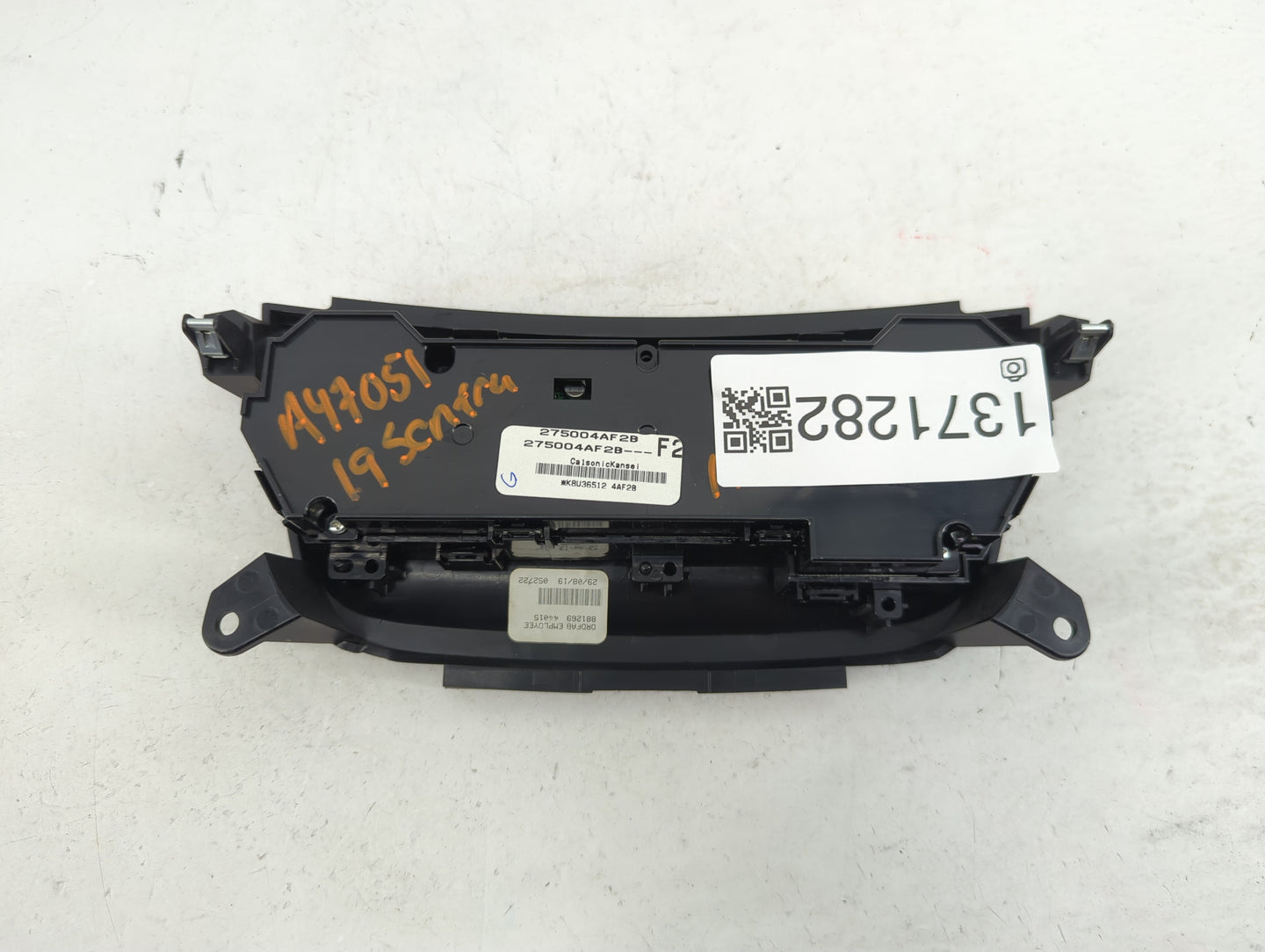 2017-2019 Nissan Sentra Climate Control Module Temperature AC/Heater Replacement P/N:275004AF2B Fits Fits 2017 2018 2019 OEM