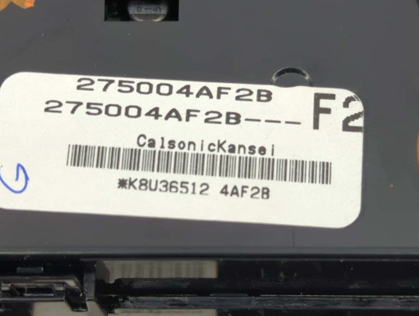 2017-2019 Nissan Sentra Climate Control Module Temperature AC/Heater Replacement P/N:275004AF2B Fits Fits 2017 2018 2019 OEM
