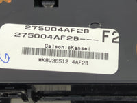 2017-2019 Nissan Sentra Climate Control Module Temperature AC/Heater Replacement P/N:275004AF2B Fits Fits 2017 2018 2019 OEM