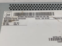 2019 Nissan Sentra Radio AM FM Cd Player Receiver Replacement P/N:7 505 750 883 2591A5UD0A Fits Fits 2020 OEM Used Auto Part