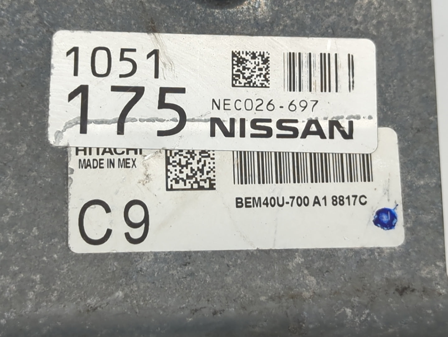 2018-2019 Nissan Sentra PCM Engine Control Computer ECU ECM PCU OEM P/N:NEC026-697 BEM40U-700 A1 Fits Fits 2018 2019 OEM Use