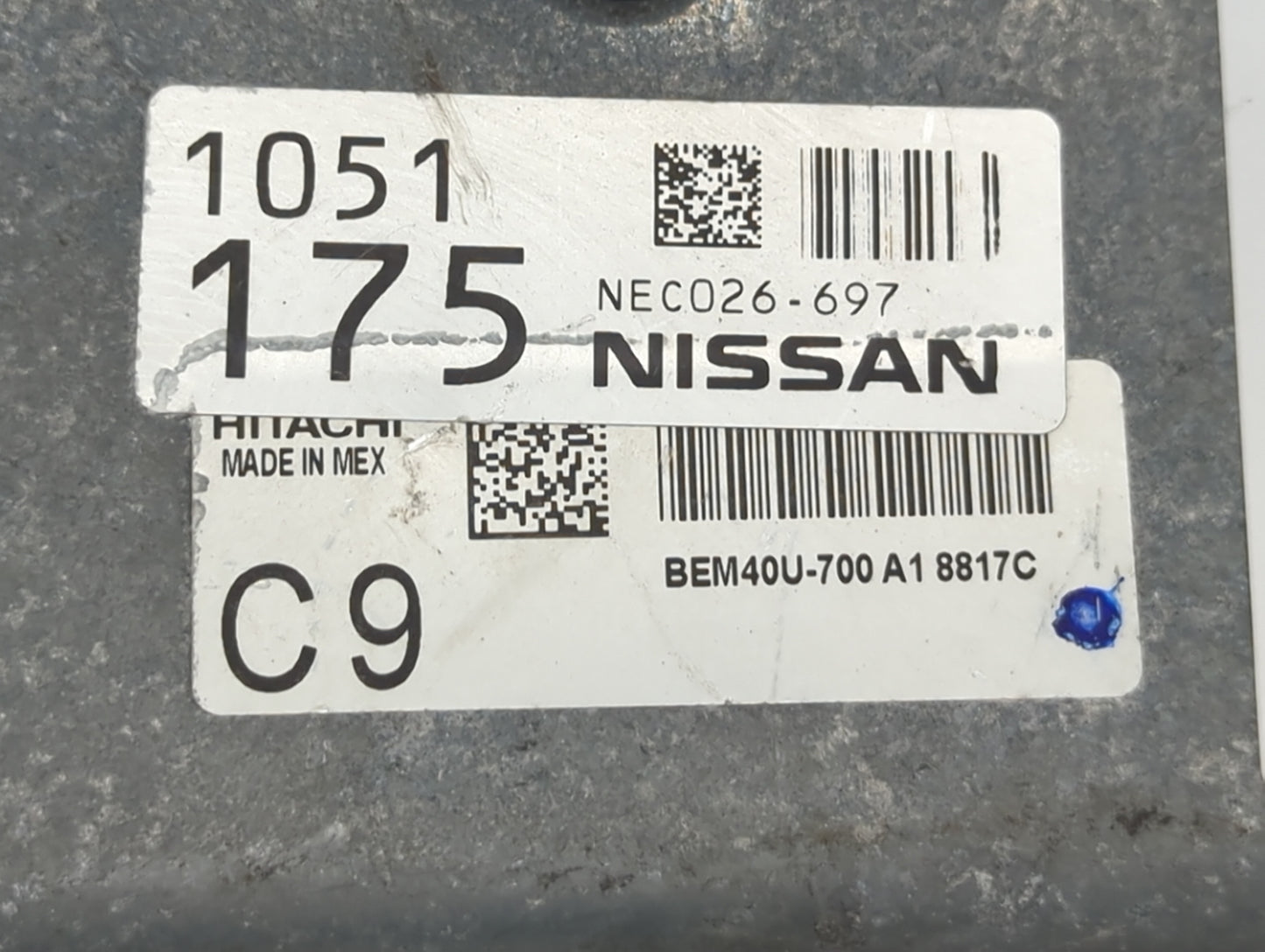 2018-2019 Nissan Sentra PCM Engine Control Computer ECU ECM PCU OEM P/N:NEC026-697 BEM40U-700 A1 Fits Fits 2018 2019 OEM Use