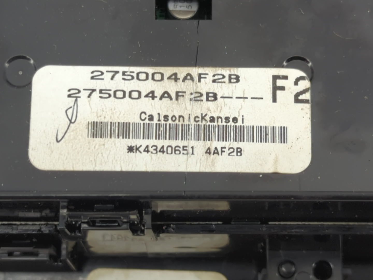 2017-2019 Nissan Sentra Climate Control Module Temperature AC/Heater Replacement P/N:275004AF2B K4340651 Fits Fits 2017 2018
