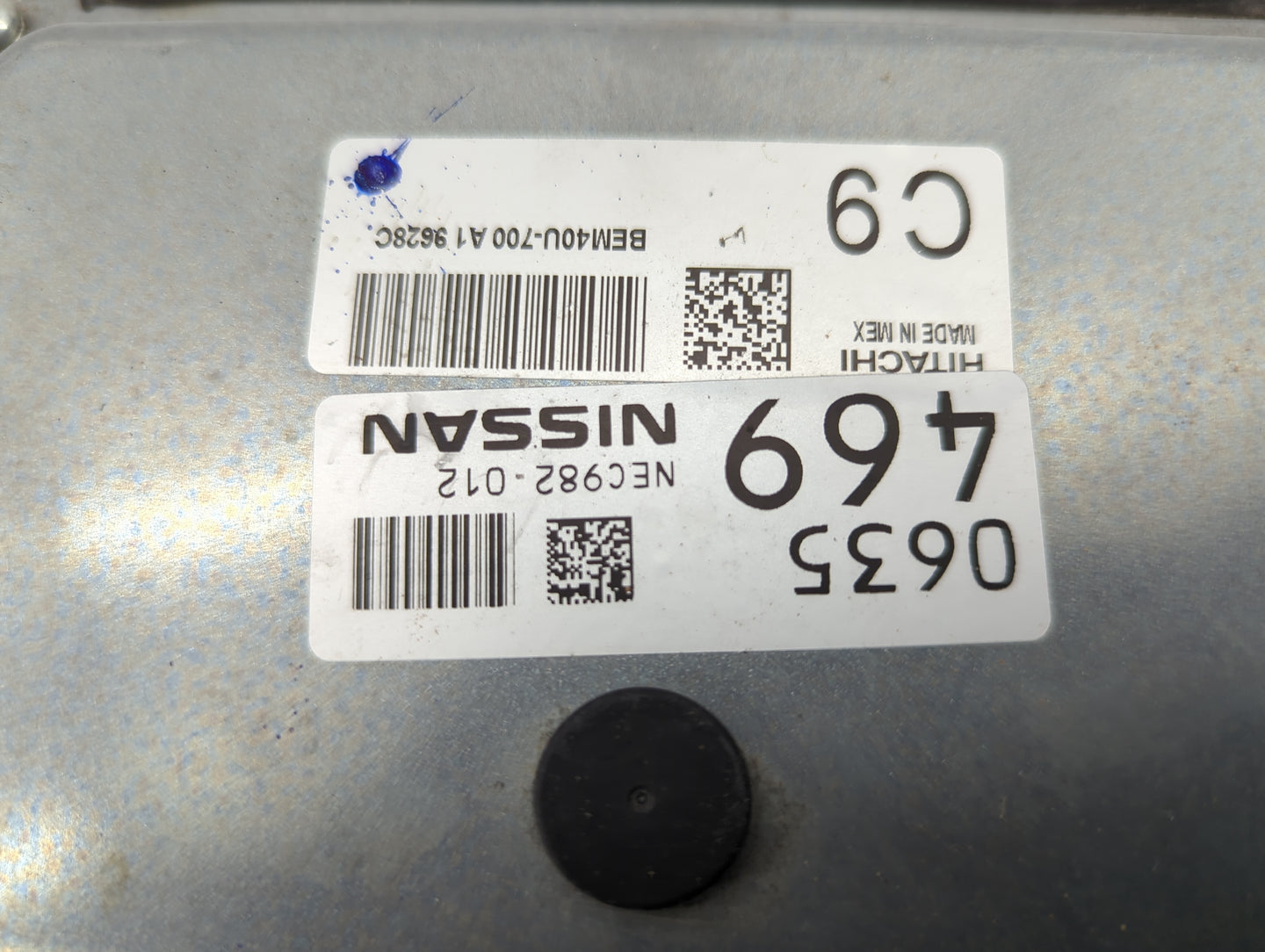 2018-2019 Nissan Sentra PCM Engine Control Computer ECU ECM PCU OEM P/N:NEC982-012 Fits Fits 2018 2019 OEM Used Auto Parts -