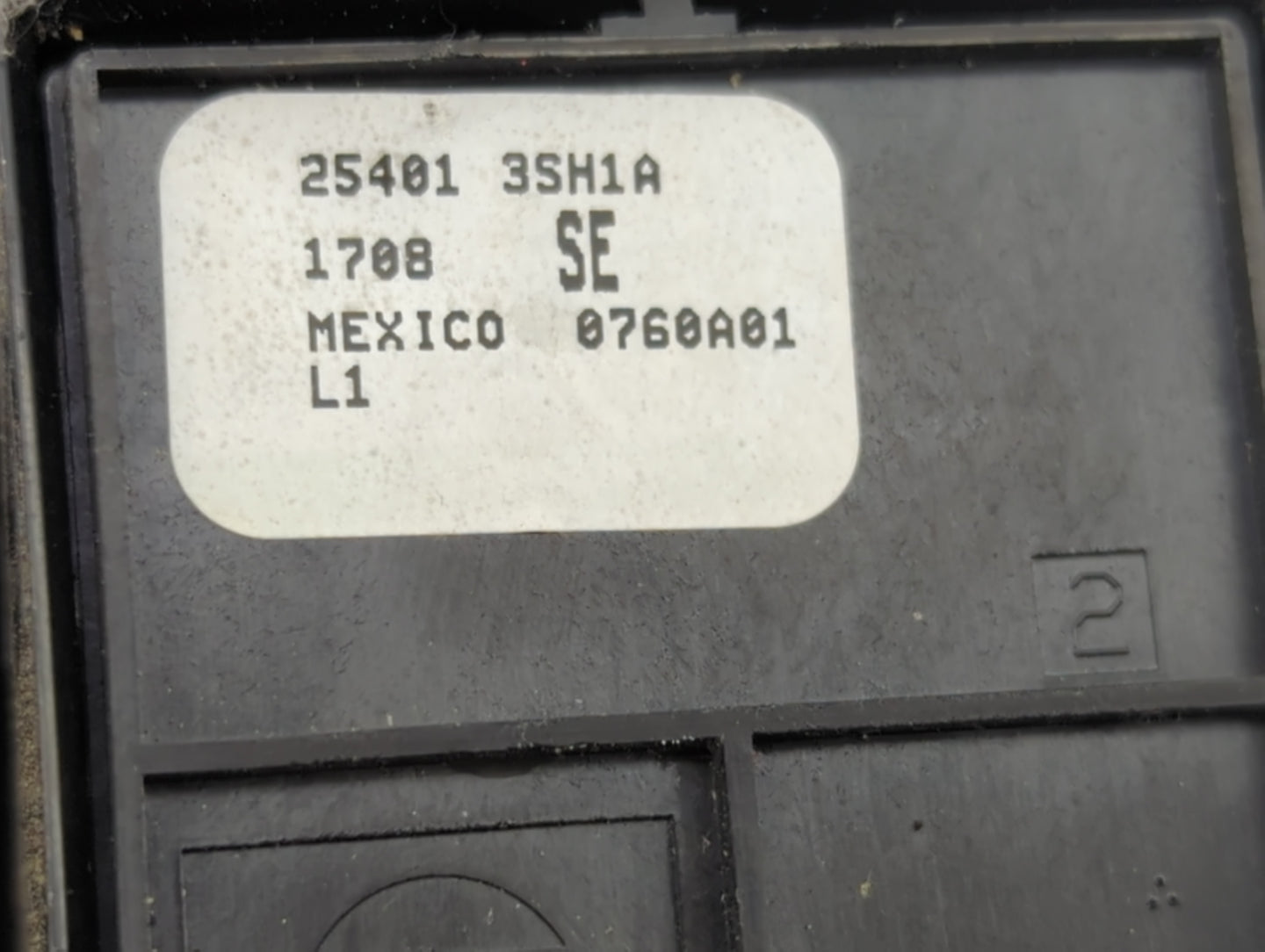 2013-2019 Nissan Sentra Master Power Window Switch Replacement Driver Side Left P/N:25401 3SH1A 25401-3SH1A Fits OEM Used Au