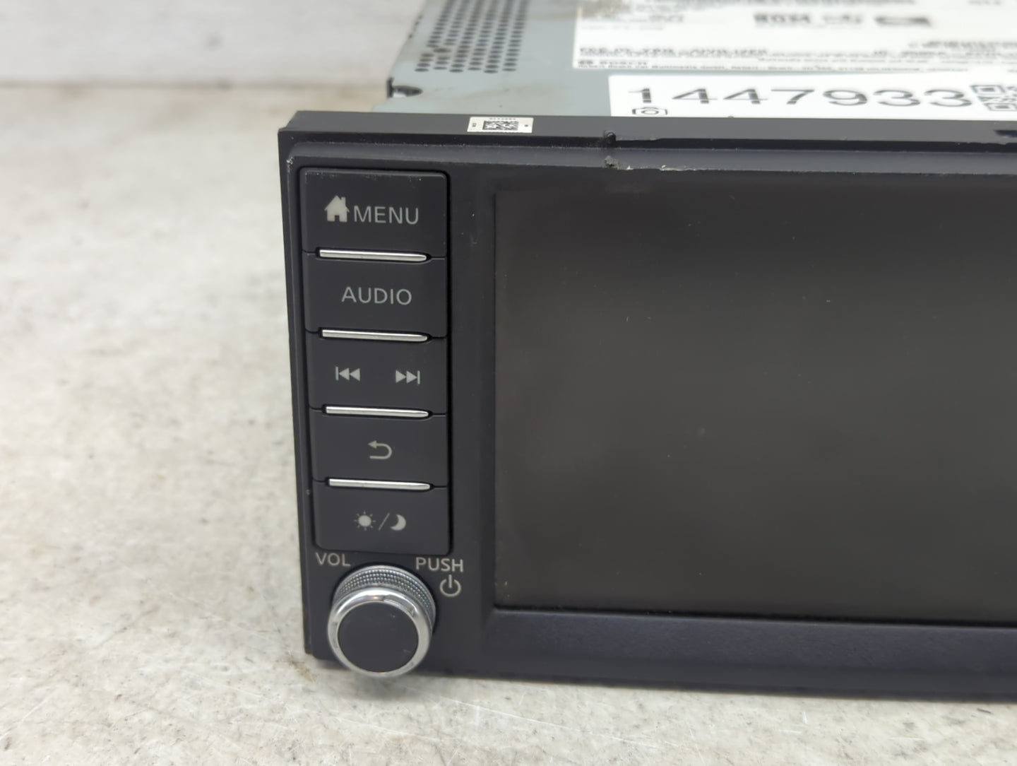 2018-2019 Nissan Sentra Radio AM FM Cd Player Receiver Replacement P/N:2591A5UD0A 7505750884, AIVIL12F0 Fits Fits 2018 2019 
