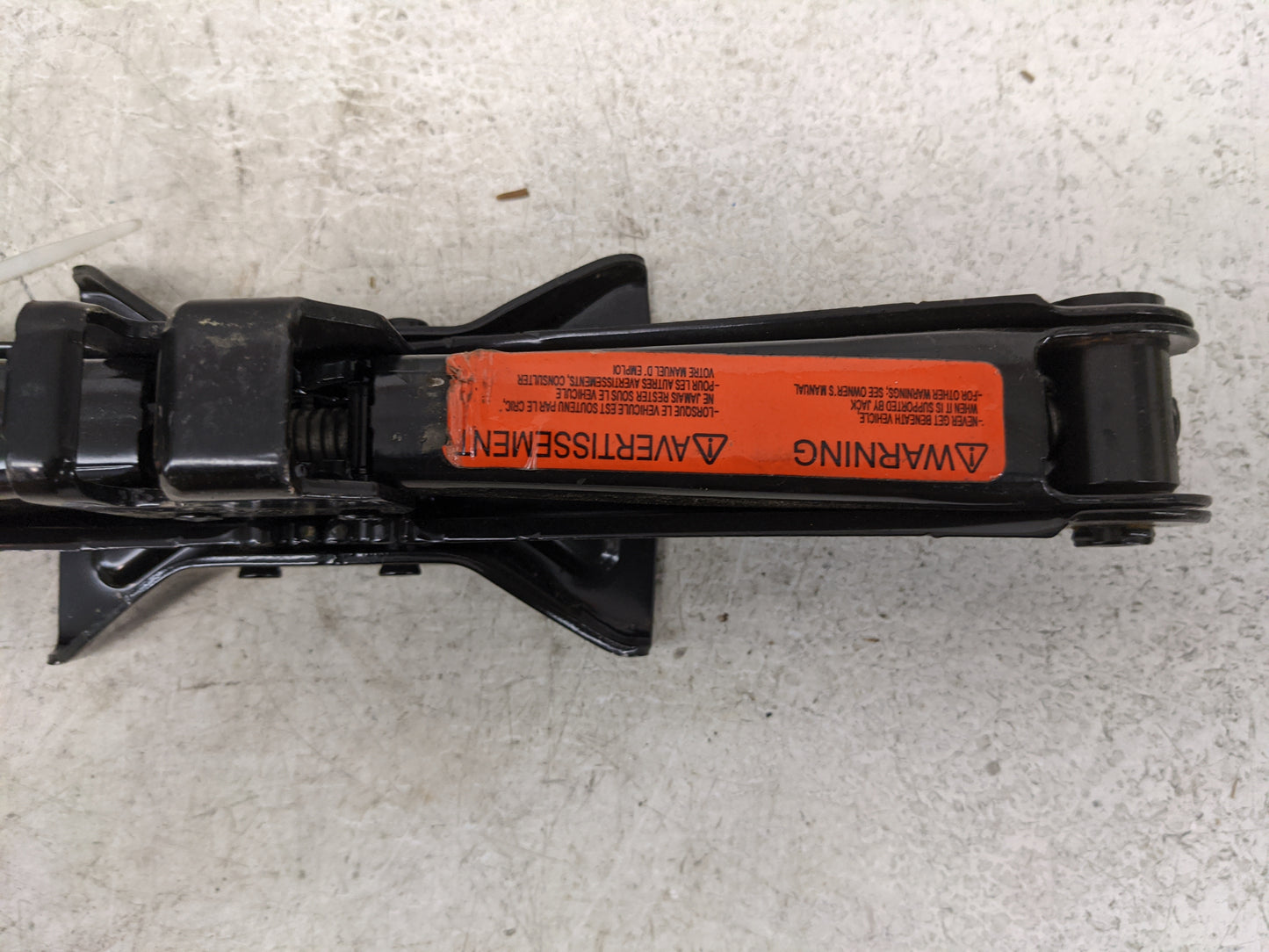 2019 Nissan Sentra Spare Scissor Car Jack Black - Oemusedautoparts1.com