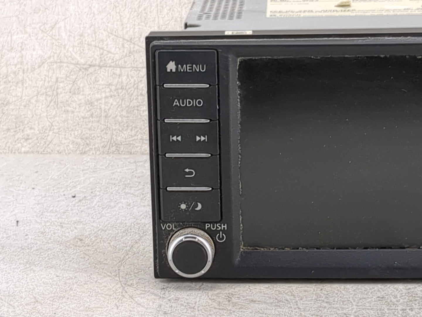 2018-2019 Nissan Sentra Radio AM FM Cd Player Receiver Replacement P/N:2591A5UD0A 7505750884, AIVIL12F0 Fits Fits 2018 2019 