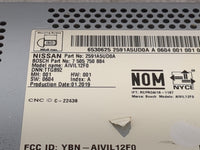 2018-2019 Nissan Sentra Radio AM FM Cd Player Receiver Replacement P/N:2591A5UD0A 7505750884, AIVIL12F0 Fits Fits 2018 2019 