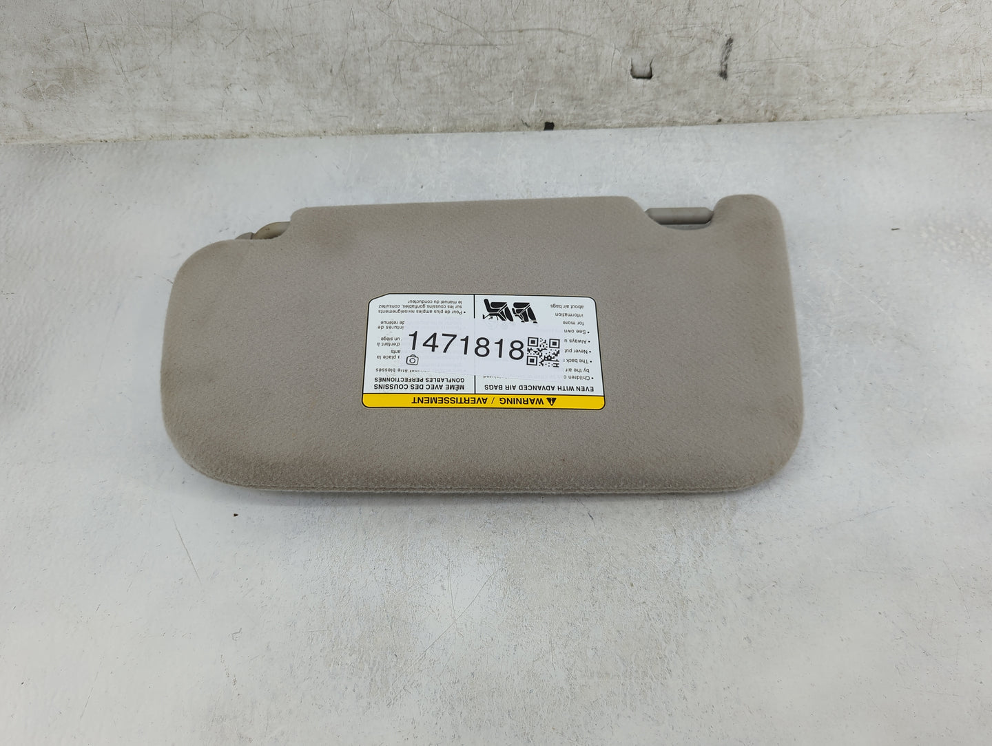 2013-2019 Nissan Sentra Sun Visor Shade Replacement Passenger Right Mirror Fits Fits 2012 2013 2014 2015 2016 2017 2018 2019