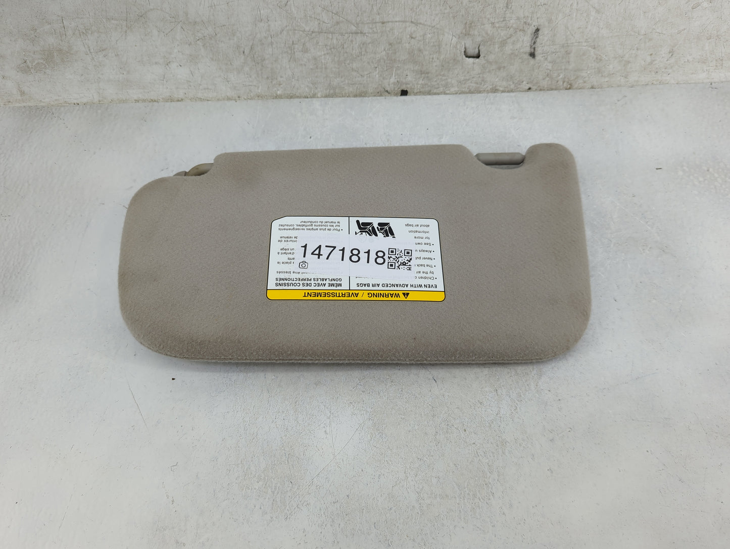 2013-2019 Nissan Sentra Sun Visor Shade Replacement Passenger Right Mirror Fits Fits 2012 2013 2014 2015 2016 2017 2018 2019
