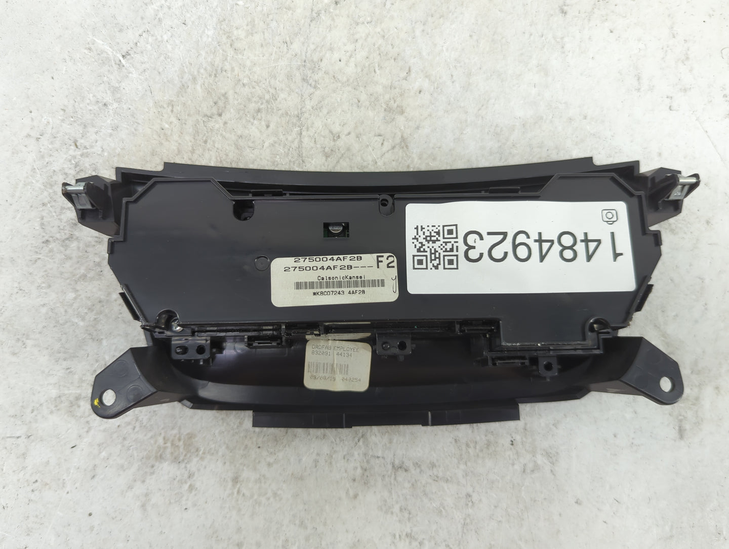 2017-2019 Nissan Sentra Climate Control Module Temperature AC/Heater Replacement P/N:275004AF2B K8C07243 Fits Fits 2017 2018