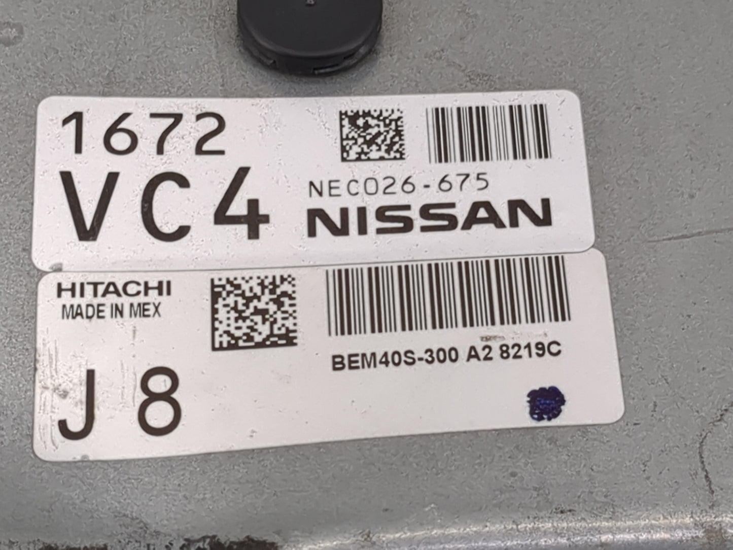2018-2019 Nissan Sentra PCM Engine Control Computer ECU ECM PCU OEM P/N:NEC026-675 BEM40S-300 Fits Fits 2018 2019 OEM Used A