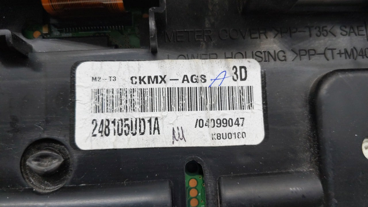 2017-2019 Nissan Sentra Instrument Cluster Speedometer Gauges P/N:248103YU9A 248105UD1A Fits Fits 2017 2018 2019 OEM Used Au