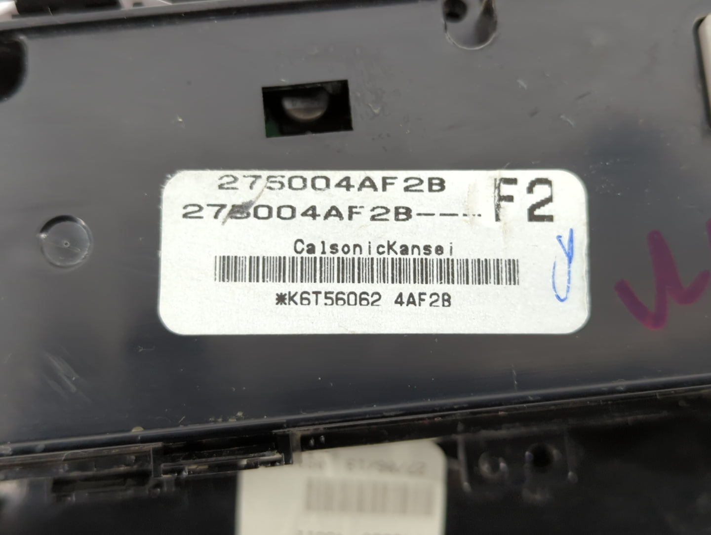 2017-2019 Nissan Sentra Climate Control Module Temperature AC/Heater Replacement P/N:275004AF2B 275004A Fits Fits 2017 2018 