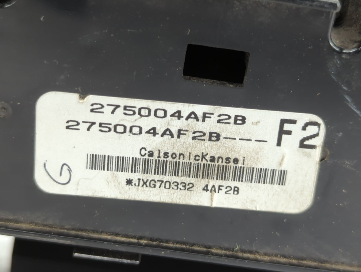 2017-2019 Nissan Sentra Climate Control Module Temperature AC/Heater Replacement P/N:275004AF2B 275004A Fits Fits 2017 2018 