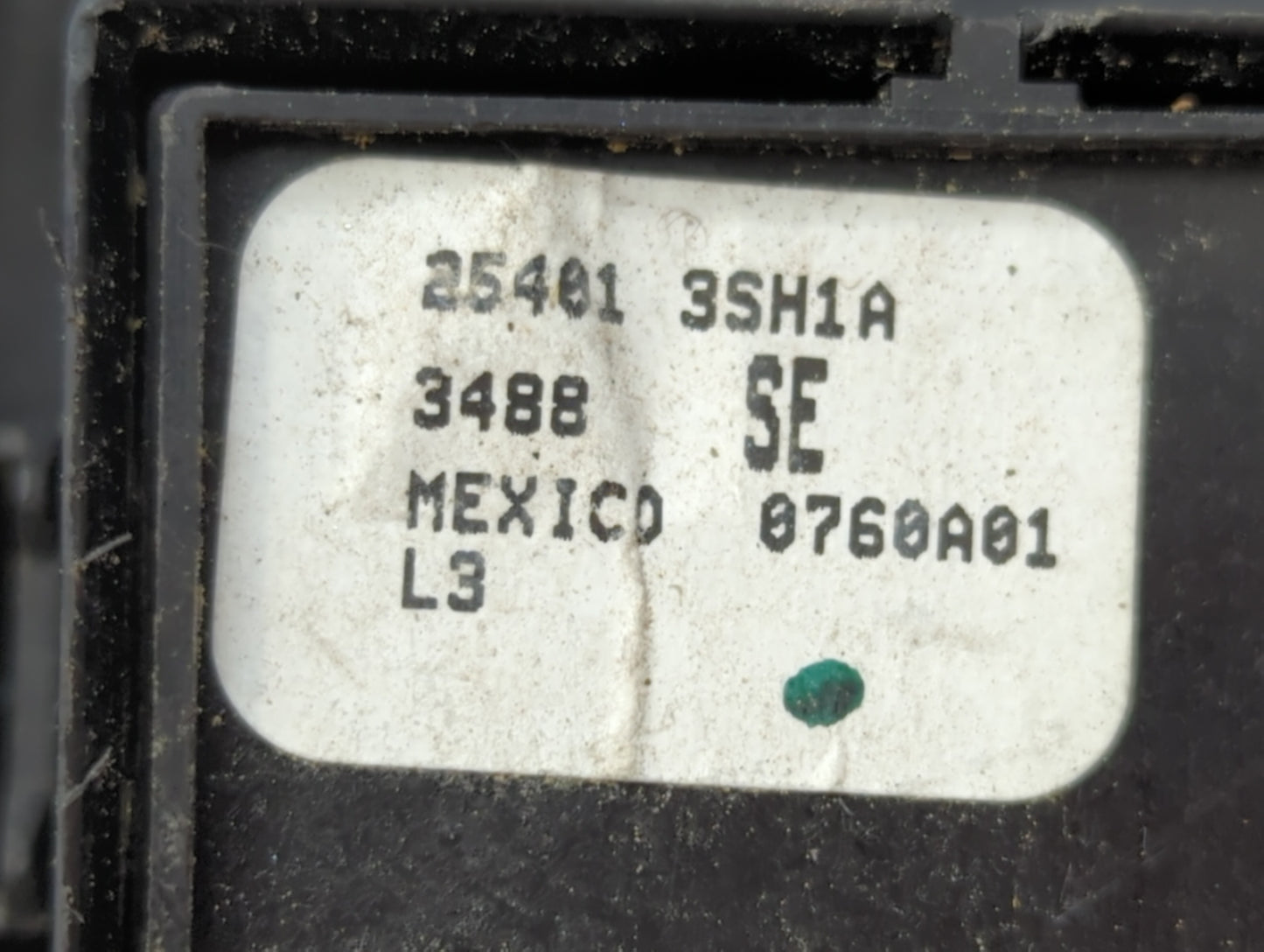 2013-2019 Nissan Sentra Master Power Window Switch Replacement Driver Side Left P/N:25401 3SH1A Fits OEM Used Auto Parts - O