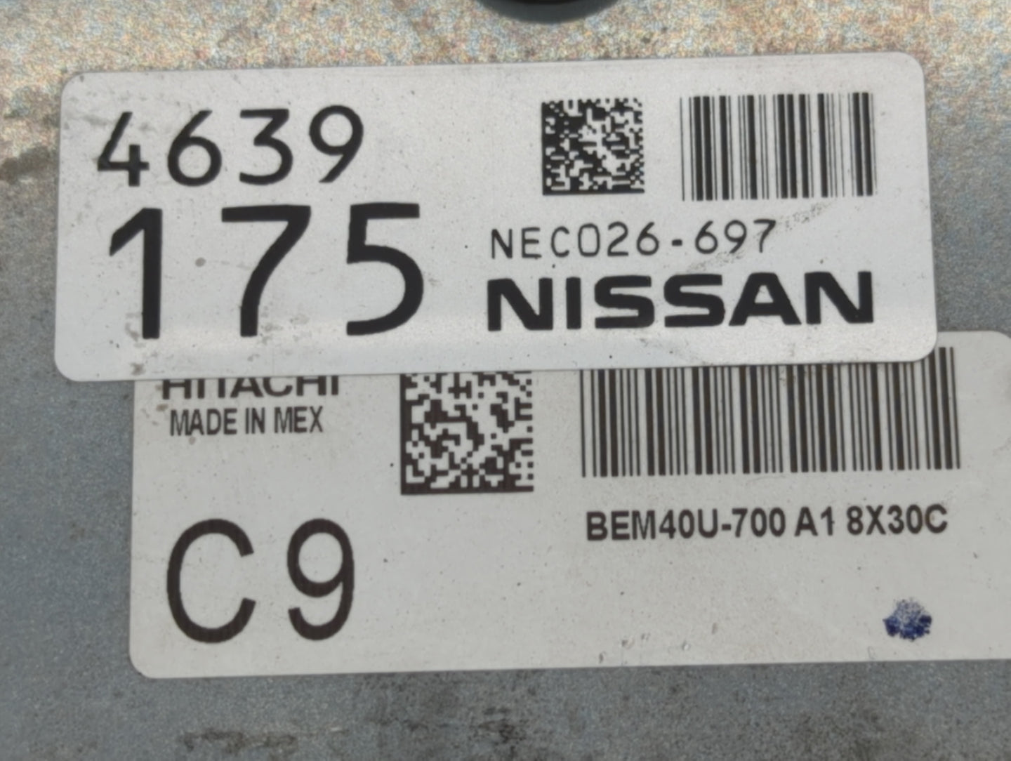 2018-2019 Nissan Sentra PCM Engine Control Computer ECU ECM PCU OEM P/N:NEC027-661 BEM40U-700 A1, NEC026-697 Fits Fits 2018 
