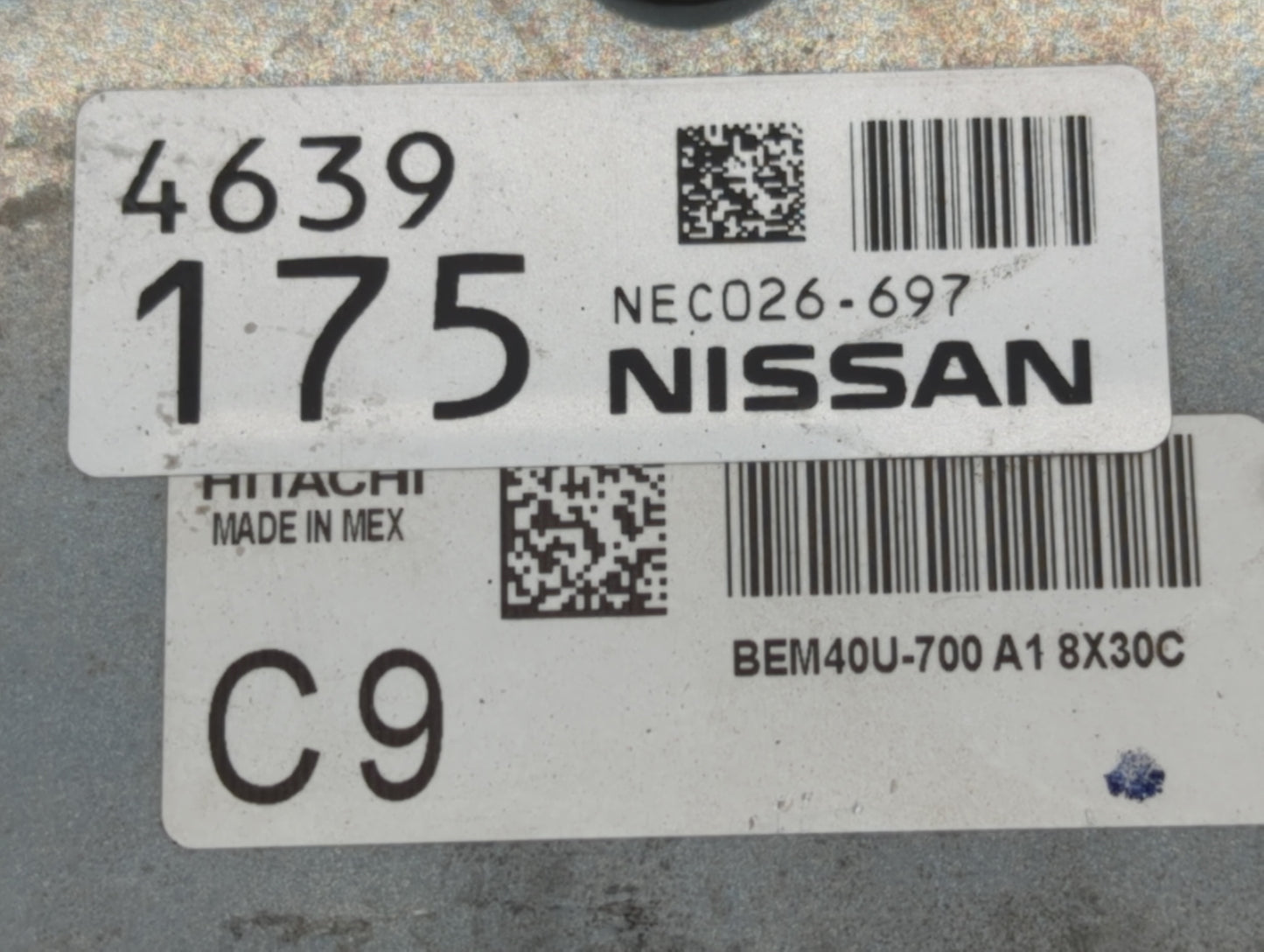 2018-2019 Nissan Sentra PCM Engine Control Computer ECU ECM PCU OEM P/N:NEC027-661 BEM40U-700 A1, NEC026-697 Fits Fits 2018 