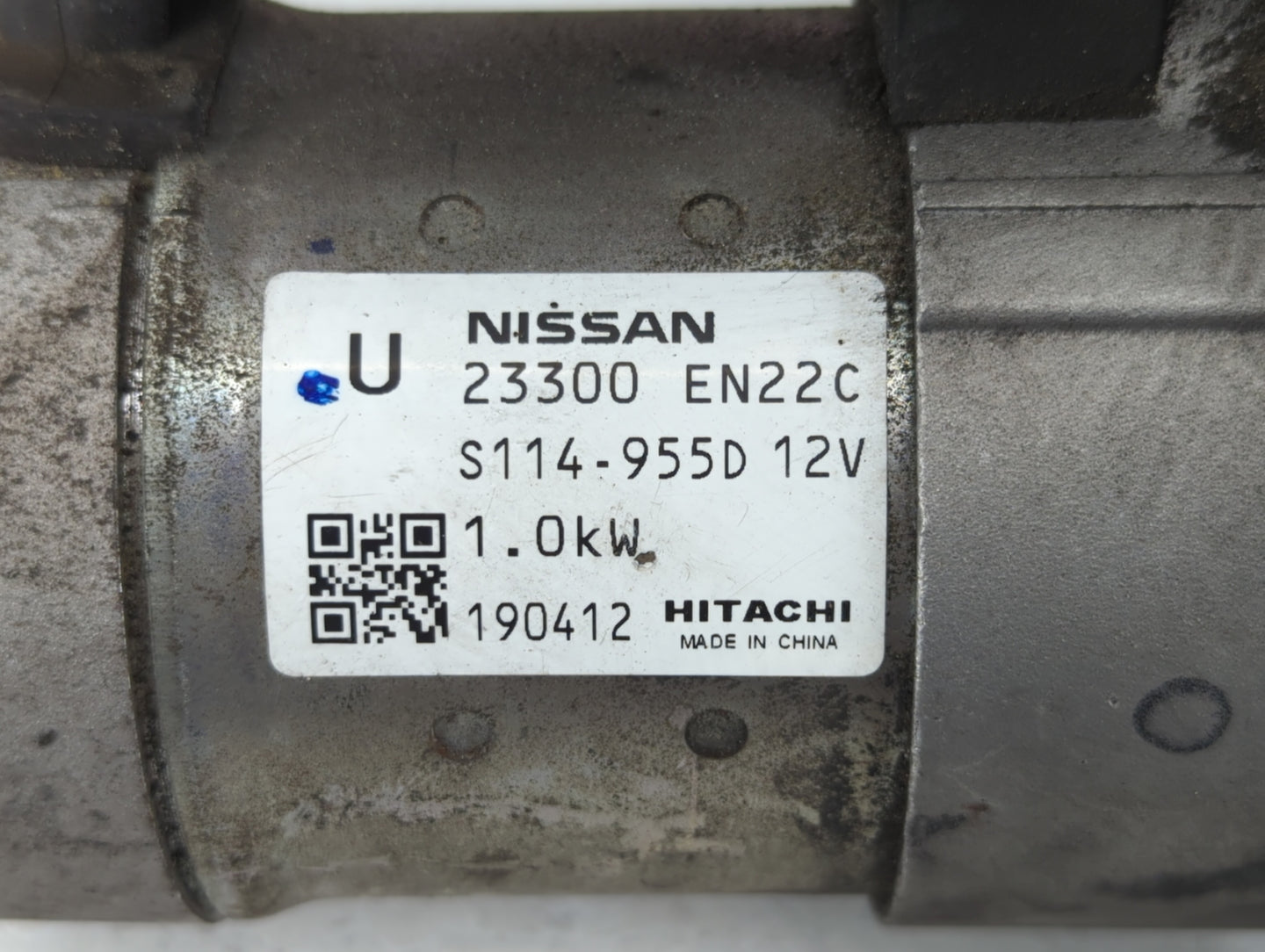 2013-2019 Nissan Sentra Car Starter Motor Solenoid OEM P/N:23300 EN22C Fits Fits 2013 2014 2015 2016 2017 2018 2019 2020 OEM