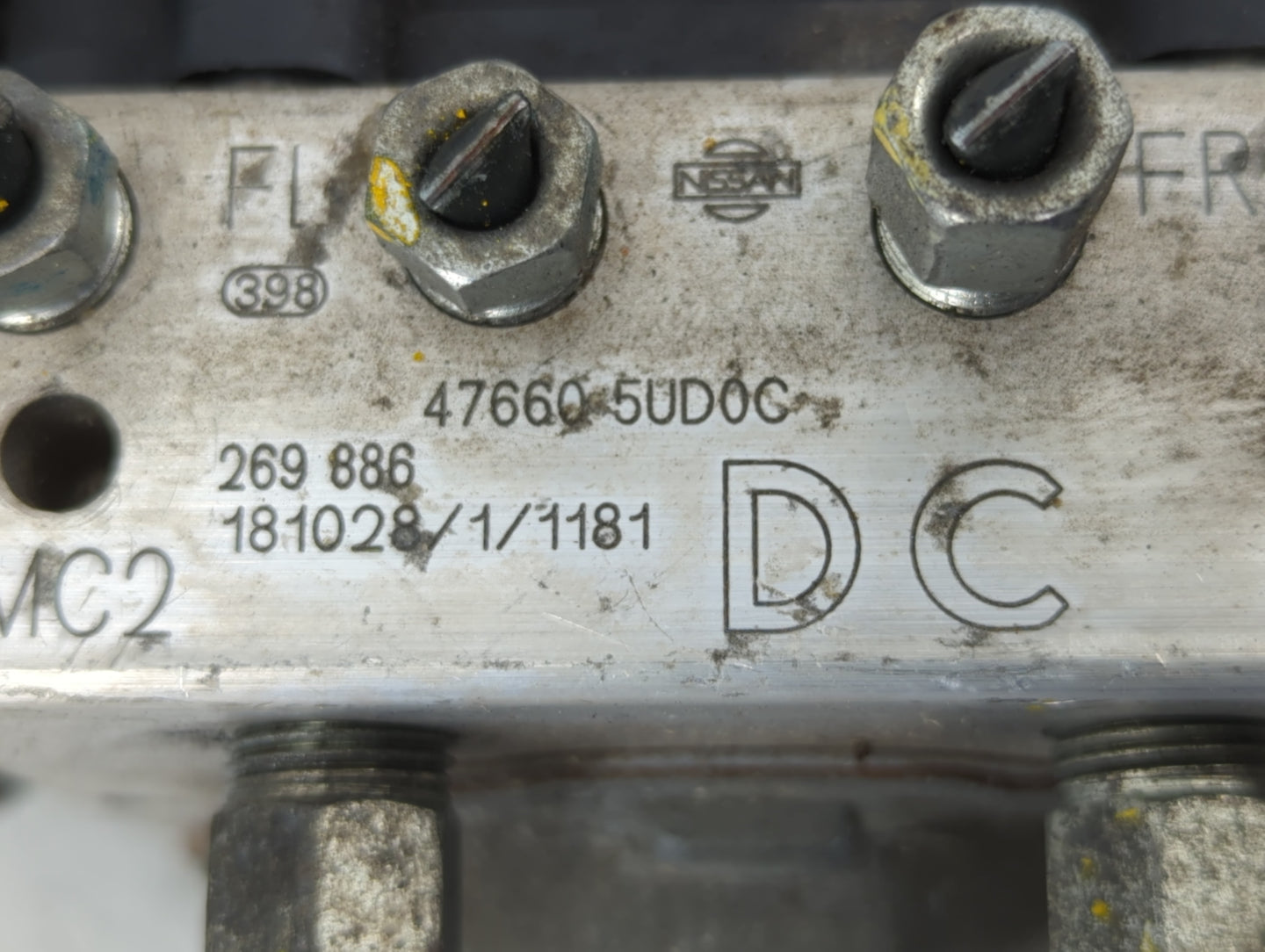 2019 Nissan Sentra ABS Pump Control Module Replacement P/N:47660 5UD0C Fits OEM Used Auto Parts - Oemusedautoparts1.com
