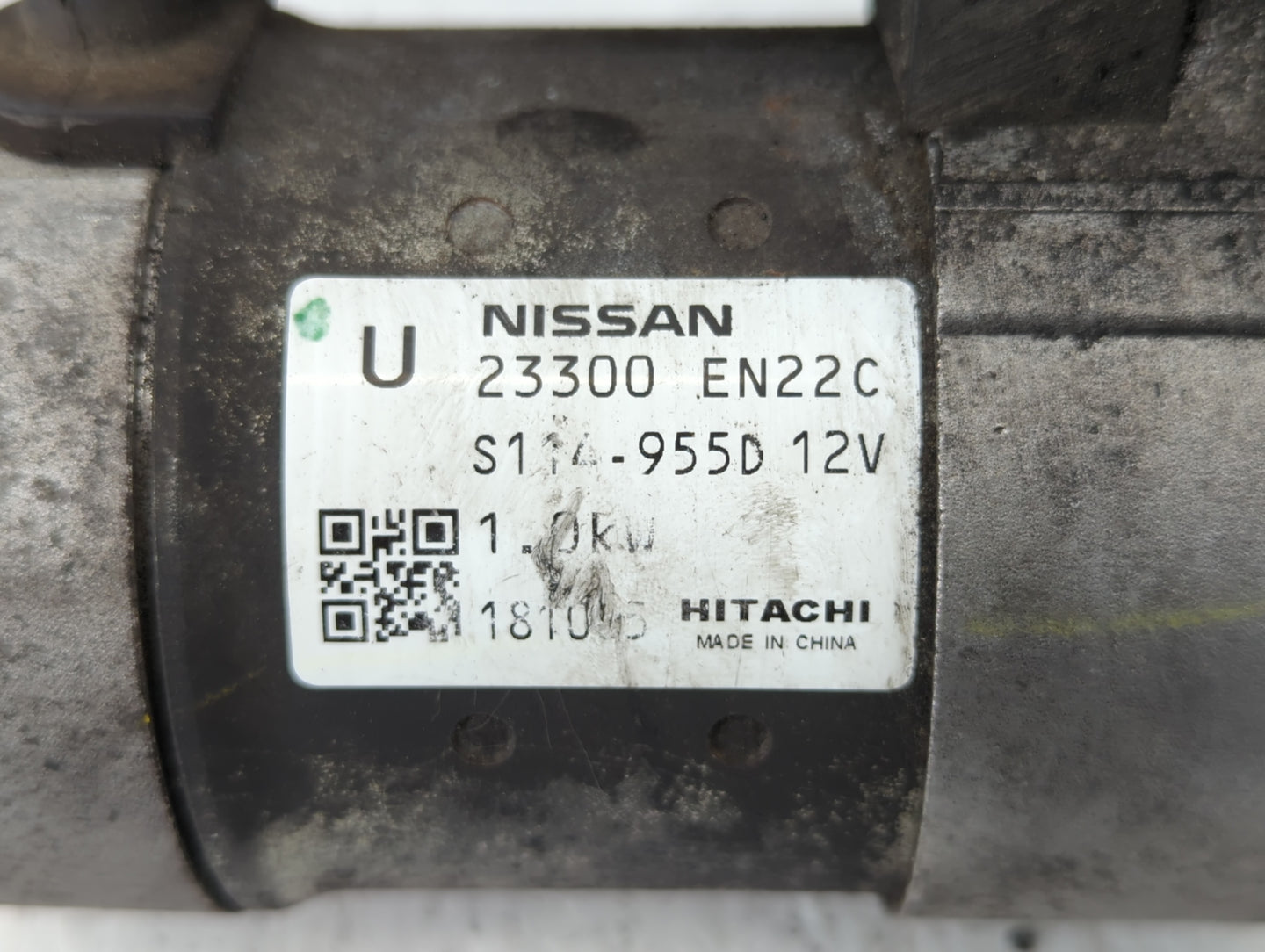 2013-2019 Nissan Sentra Car Starter Motor Solenoid OEM P/N:23300 EN22C Fits Fits 2013 2014 2015 2016 2017 2018 2019 2020 OEM