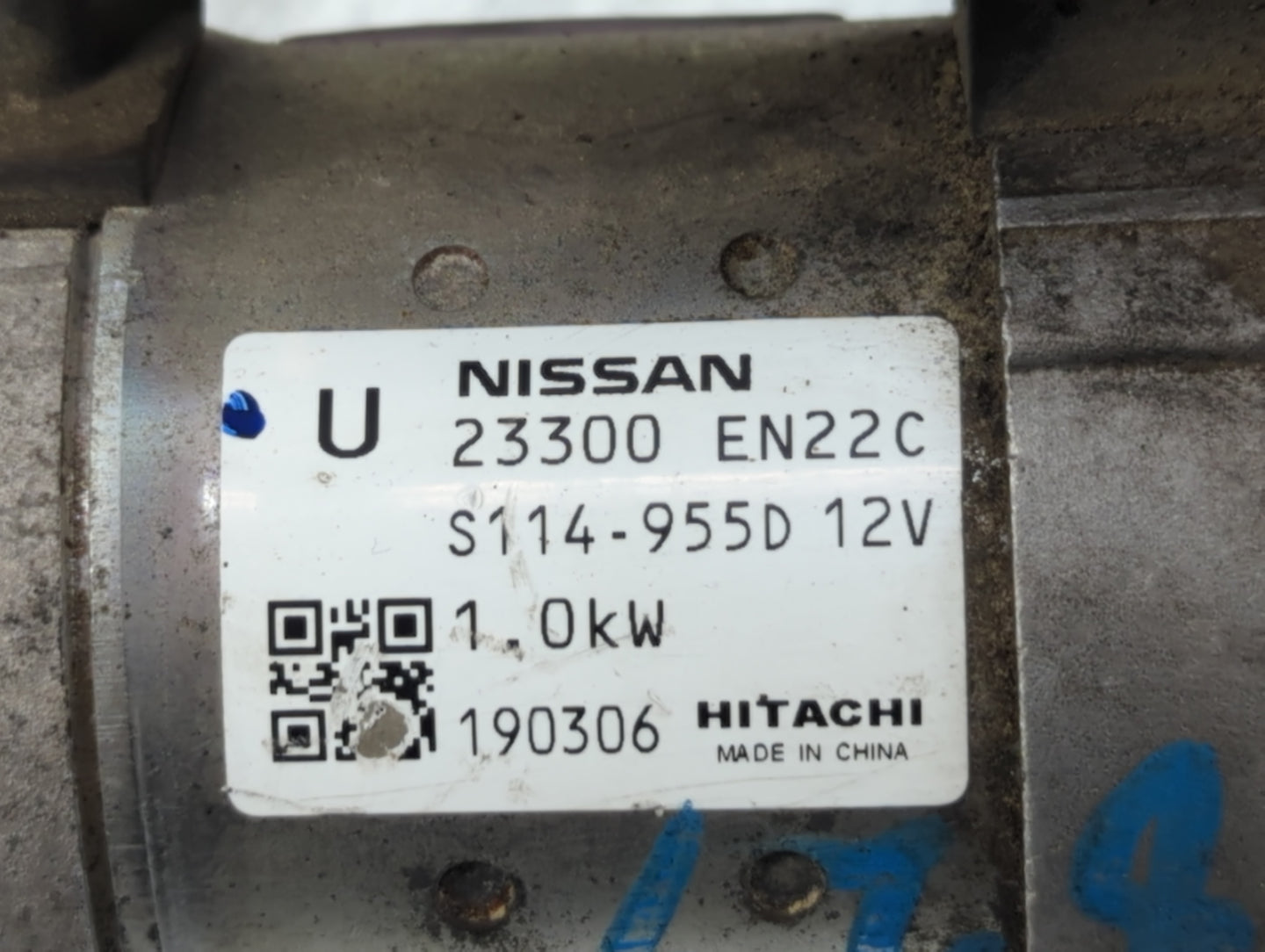 2013-2019 Nissan Sentra Car Starter Motor Solenoid OEM P/N:23300 EN22C Fits Fits 2013 2014 2015 2016 2017 2018 2019 2020 OEM