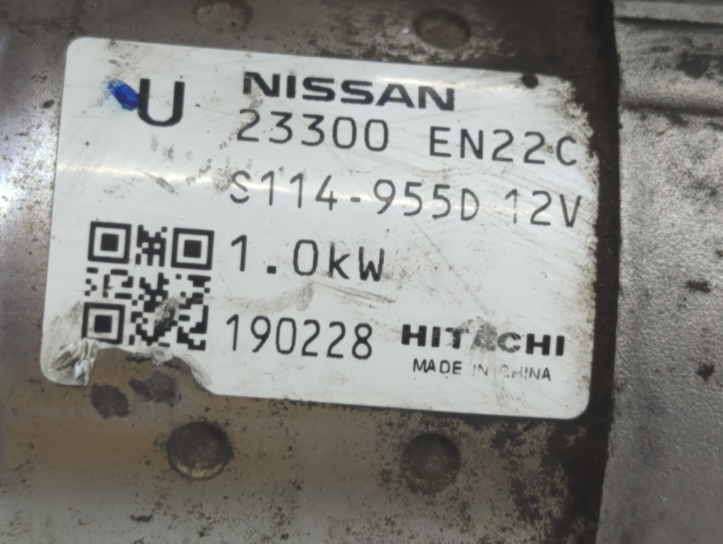 2013-2019 Nissan Sentra Car Starter Motor Solenoid OEM P/N:190228 S114-955D Fits Fits 2013 2014 2015 2016 2017 2018 2019 202