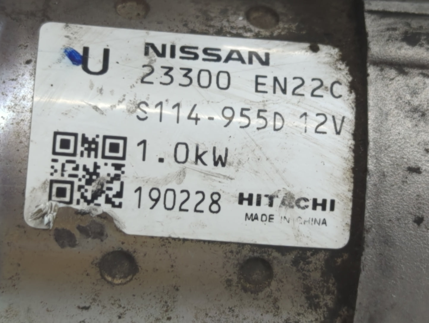 2013-2019 Nissan Sentra Car Starter Motor Solenoid OEM P/N:190228 S114-955D Fits Fits 2013 2014 2015 2016 2017 2018 2019 202