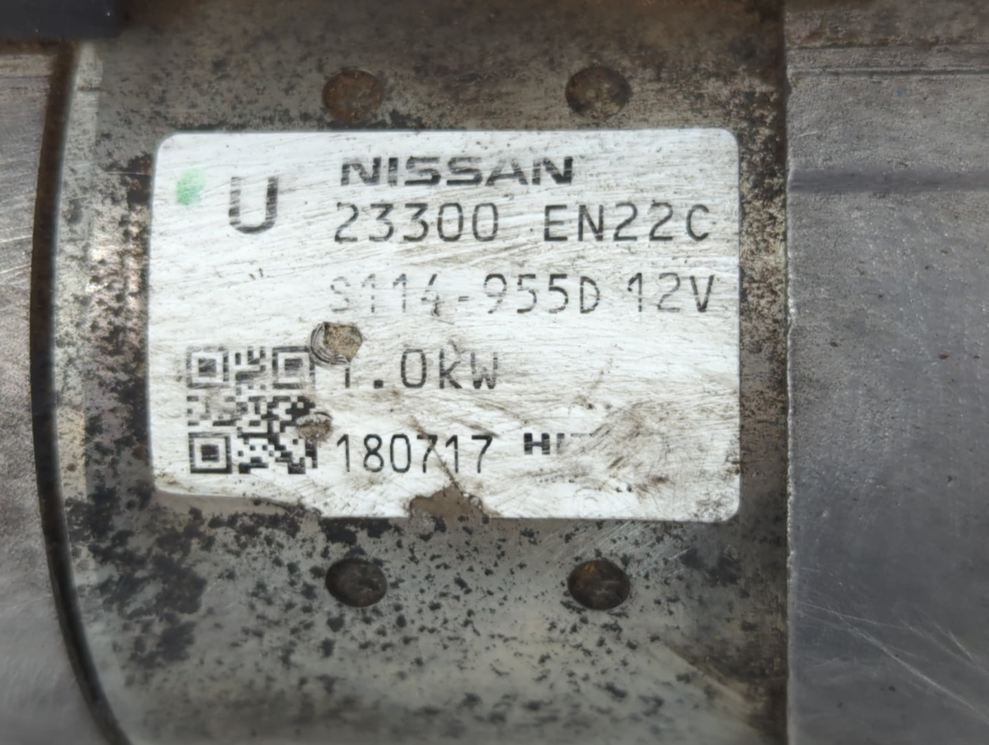 2013-2019 Nissan Sentra Car Starter Motor Solenoid OEM P/N:S114-955D 23300 EN22C Fits Fits 2013 2014 2015 2016 2017 2018 201