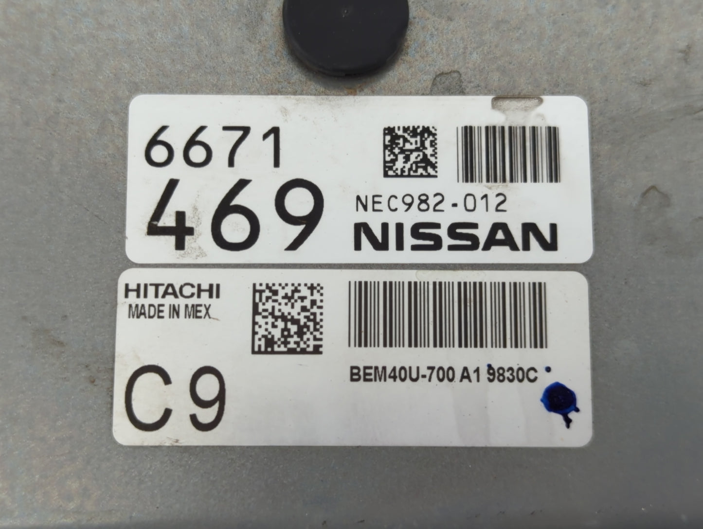 2018-2019 Nissan Sentra PCM Engine Control Computer ECU ECM PCU OEM P/N:6671 469 NEC982-012 Fits Fits 2018 2019 OEM Used Aut