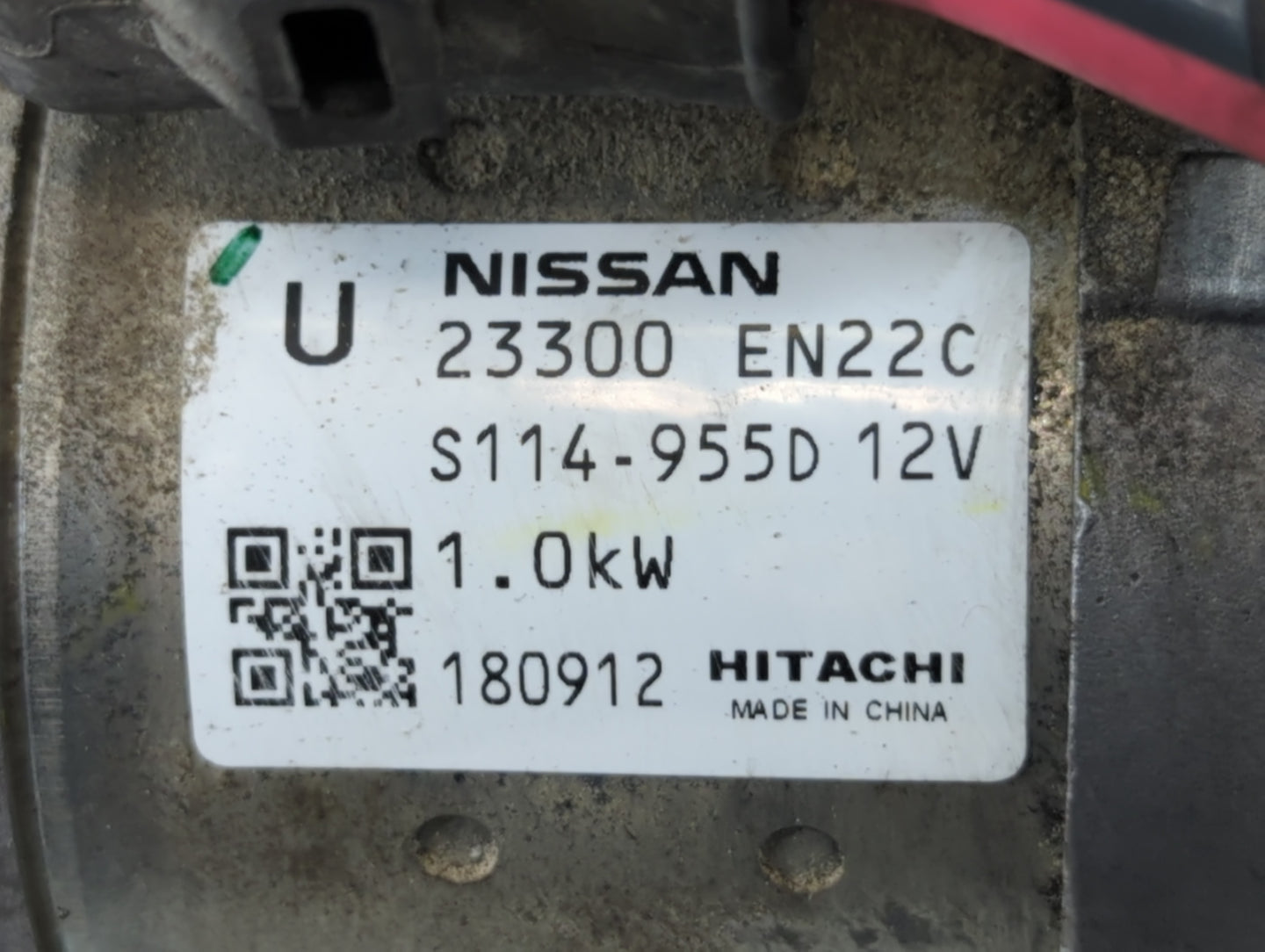 2013-2019 Nissan Sentra Car Starter Motor Solenoid OEM P/N:23300 EN22C Fits Fits 2013 2014 2015 2016 2017 2018 2019 2020 OEM