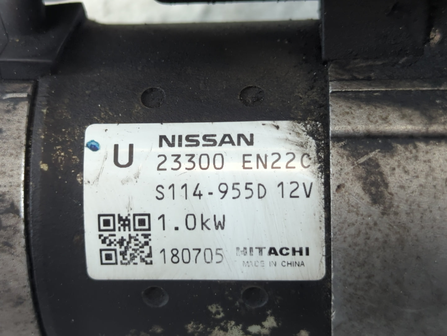 2013-2019 Nissan Sentra Car Starter Motor Solenoid OEM P/N:23300 EN22C Fits Fits 2013 2014 2015 2016 2017 2018 2019 2020 OEM