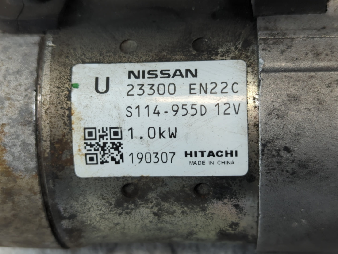 2013-2019 Nissan Sentra Car Starter Motor Solenoid OEM P/N:23300 EN22C Fits Fits 2013 2014 2015 2016 2017 2018 2019 2020 OEM