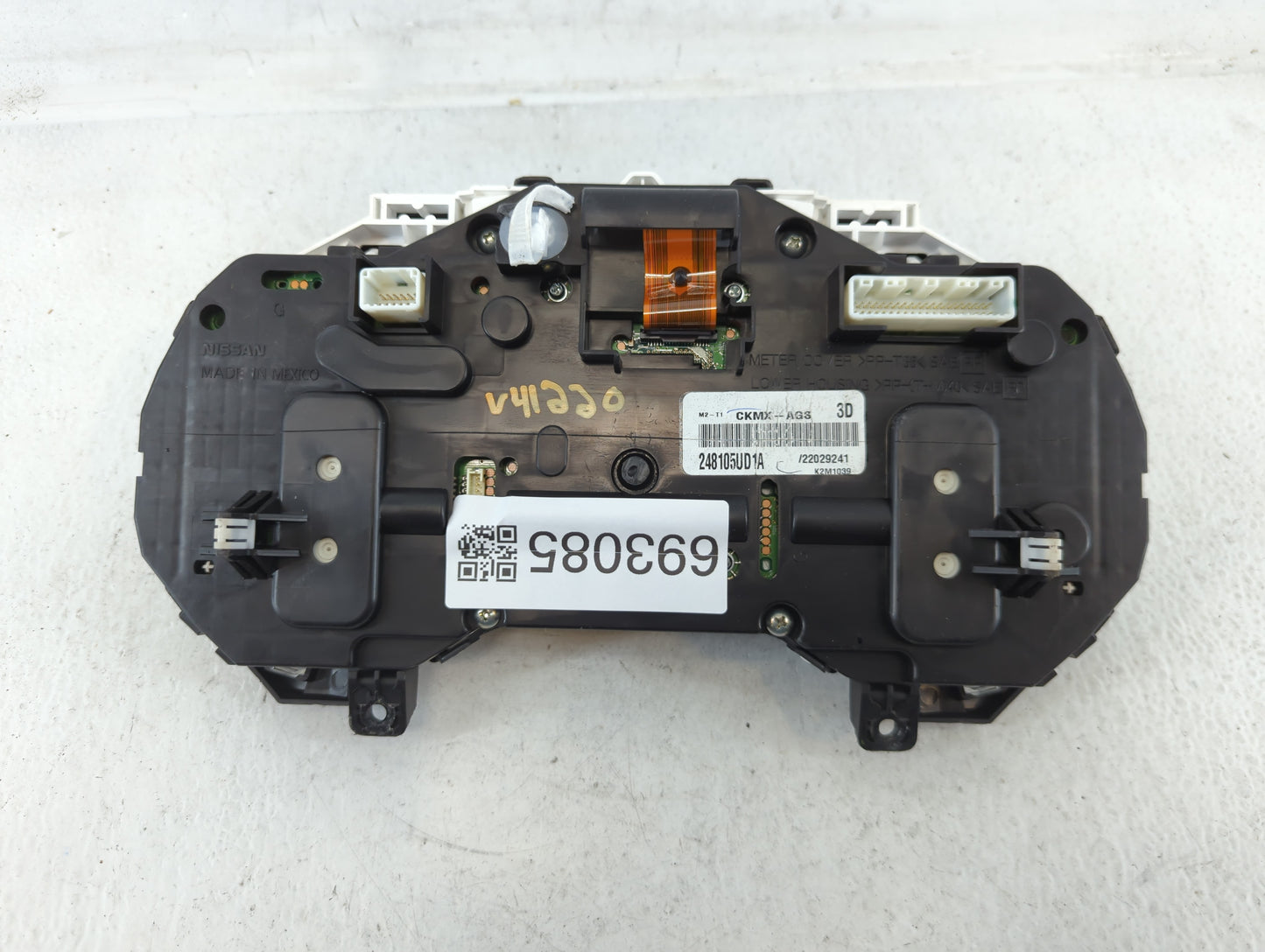 2017-2019 Nissan Sentra Instrument Cluster Speedometer Gauges P/N:248105UD1A Fits Fits 2017 2018 2019 OEM Used Auto Parts - 