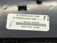 2017-2019 Nissan Sentra Climate Control Module Temperature AC/Heater Replacement P/N:275004AF2B Fits Fits 2017 2018 2019 OEM
