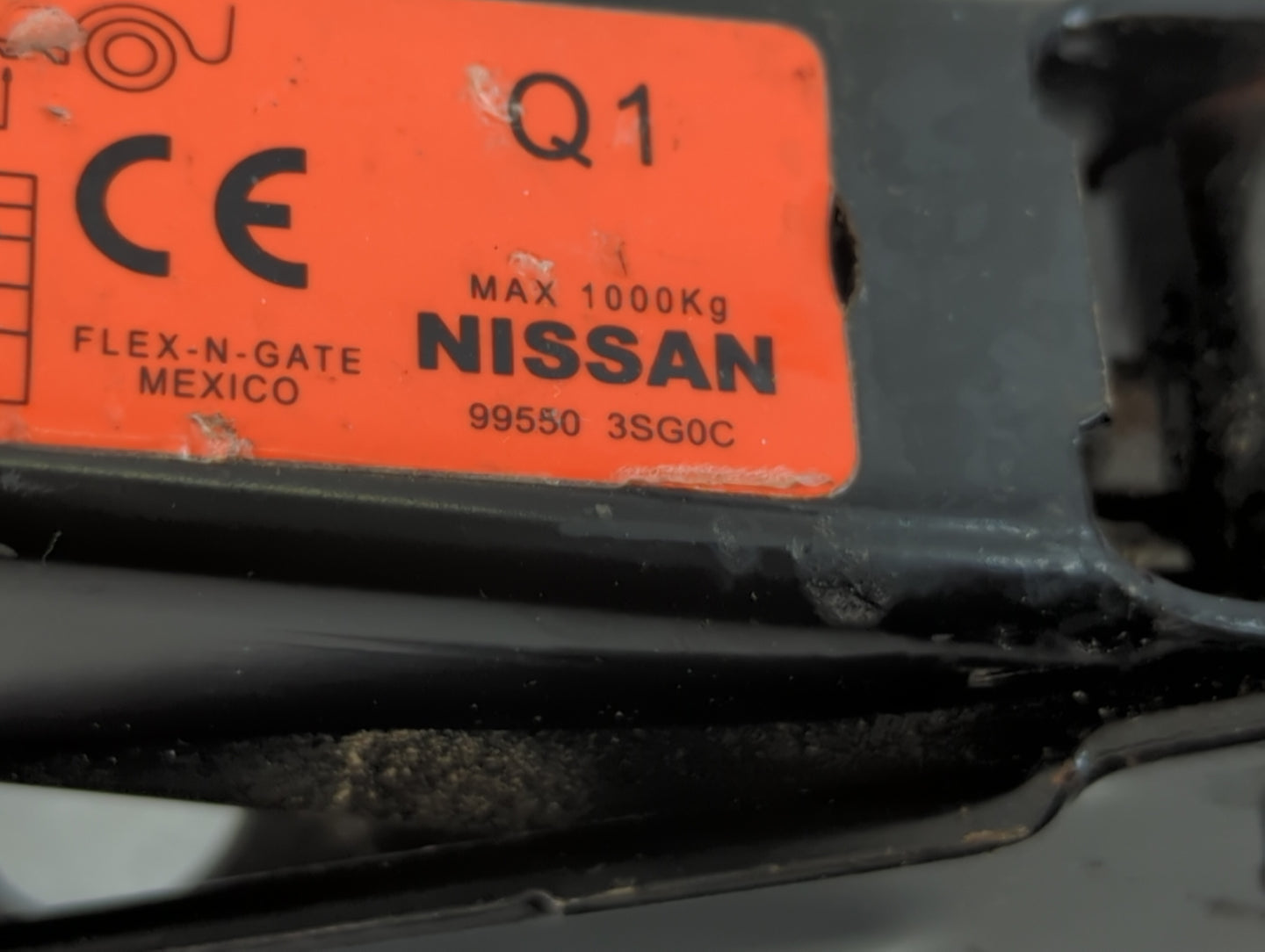 2019 Nissan Sentra Spare Scissor Car Jack 748845 - Oemusedautoparts1.com