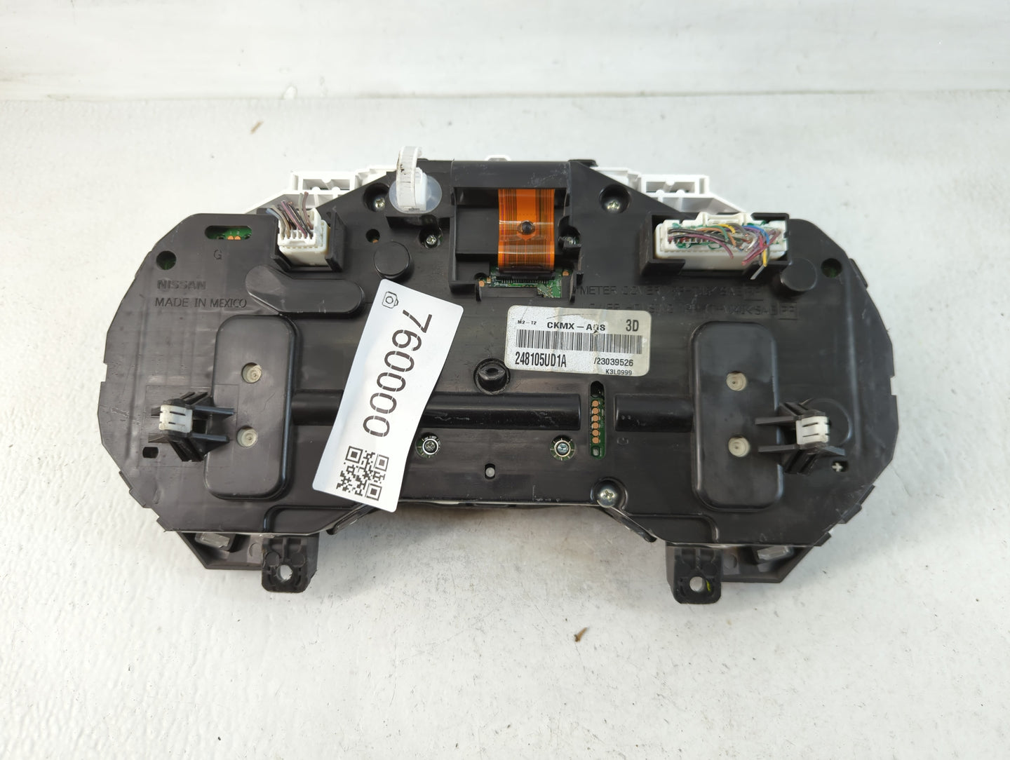 2017-2019 Nissan Sentra Instrument Cluster Speedometer Gauges P/N:CKMX-AGS 248105UD1A Fits Fits 2017 2018 2019 OEM Used Auto