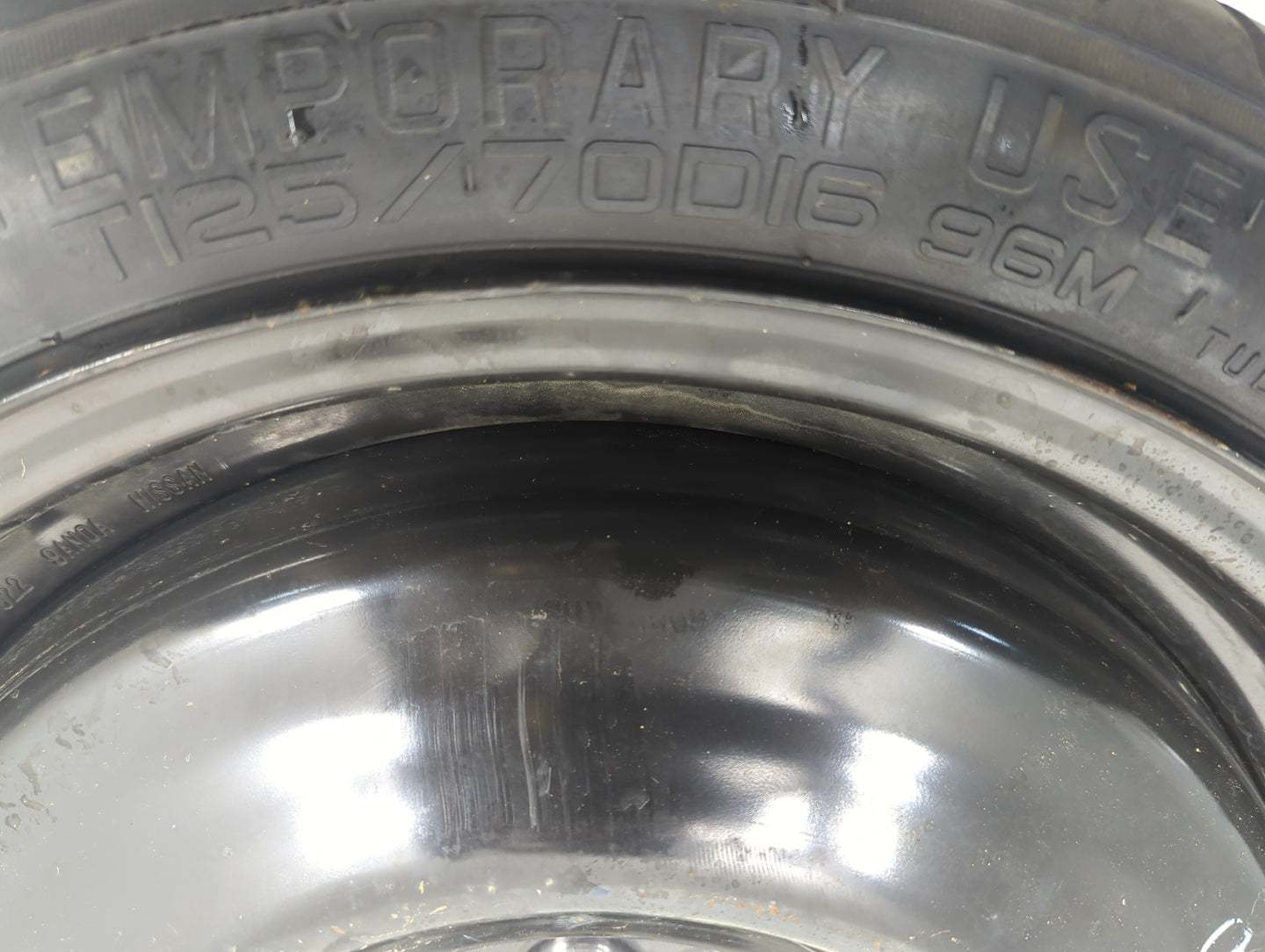 2015-2019 Nissan Sentra Spare Donut Tire Wheel Rim Oem - Oemusedautoparts1.com